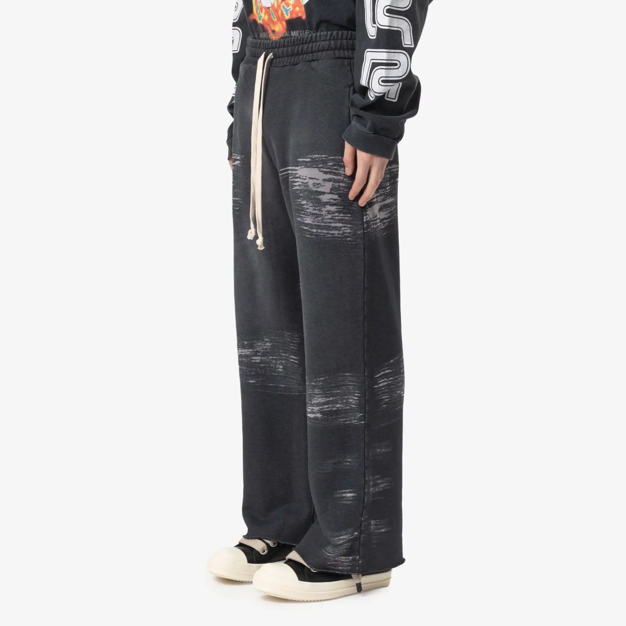 RRR123 Burn the Man Principal Sweatpants Vintage Black - 3