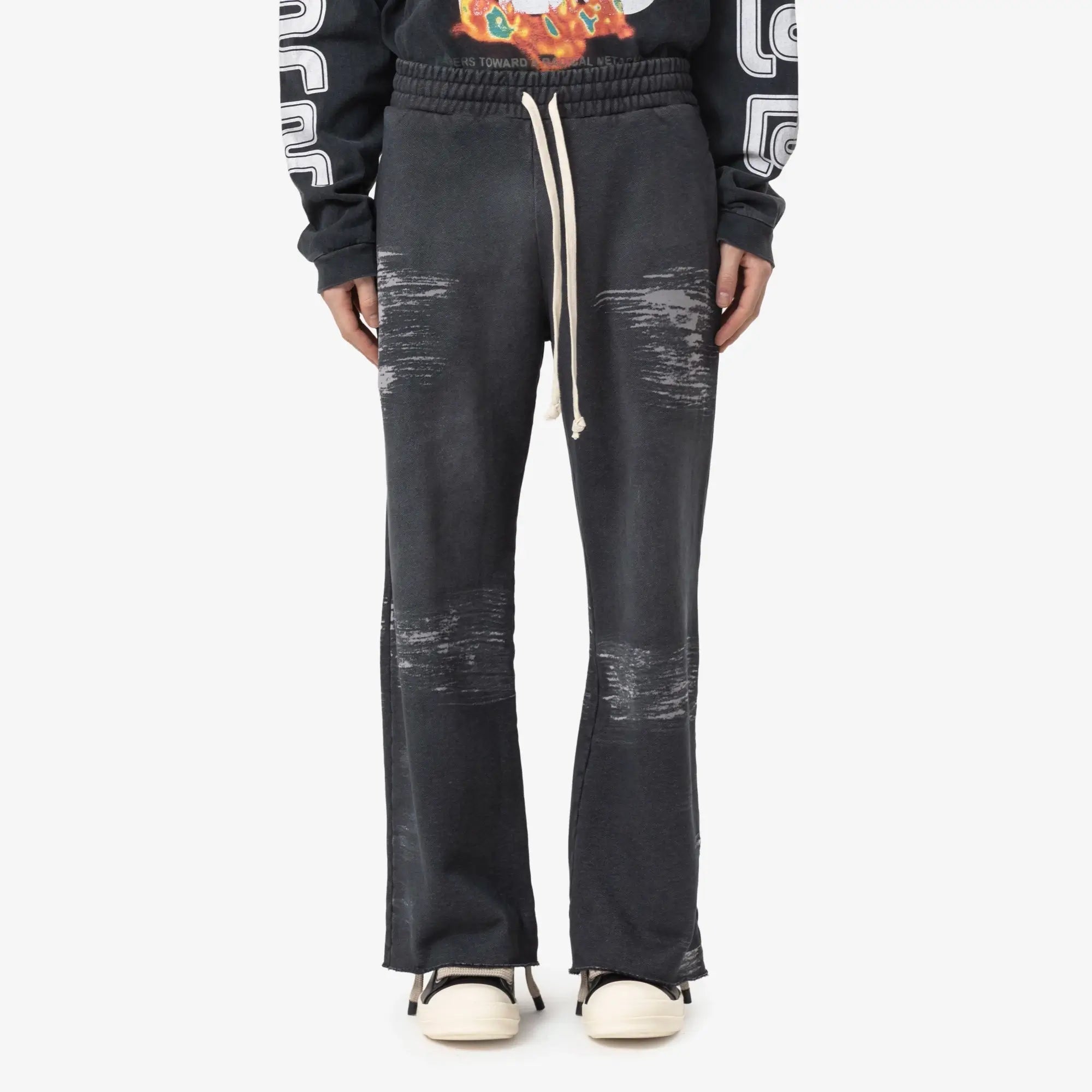 RRR123 Burn the Man Principal Sweatpants Vintage Black - 1
