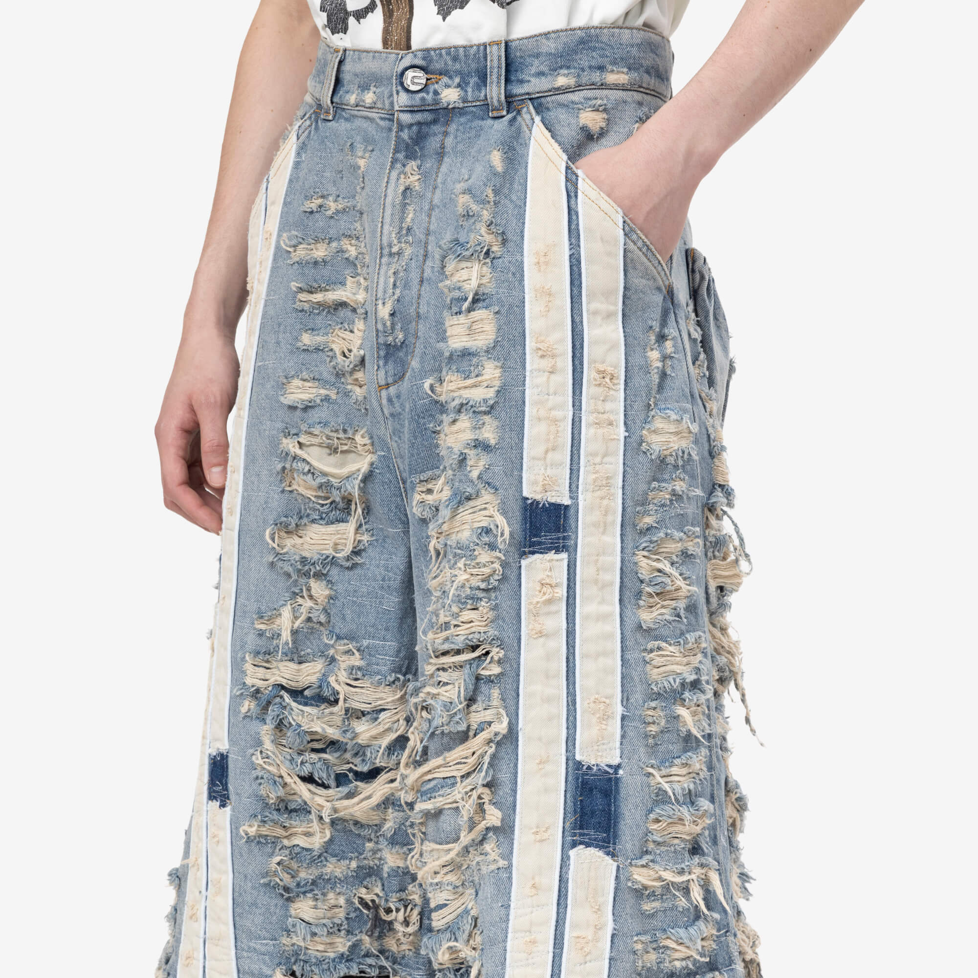 RRR123 Heiro Protestant Jeans Indigo - 5