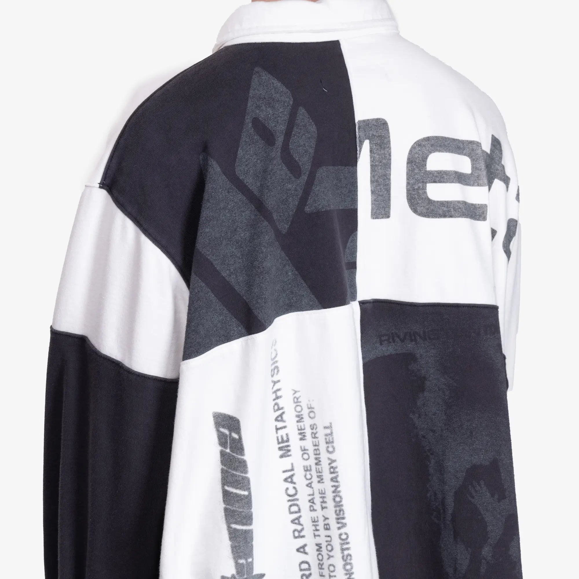 RRR123 Meta Rugby Shirt Black - 6