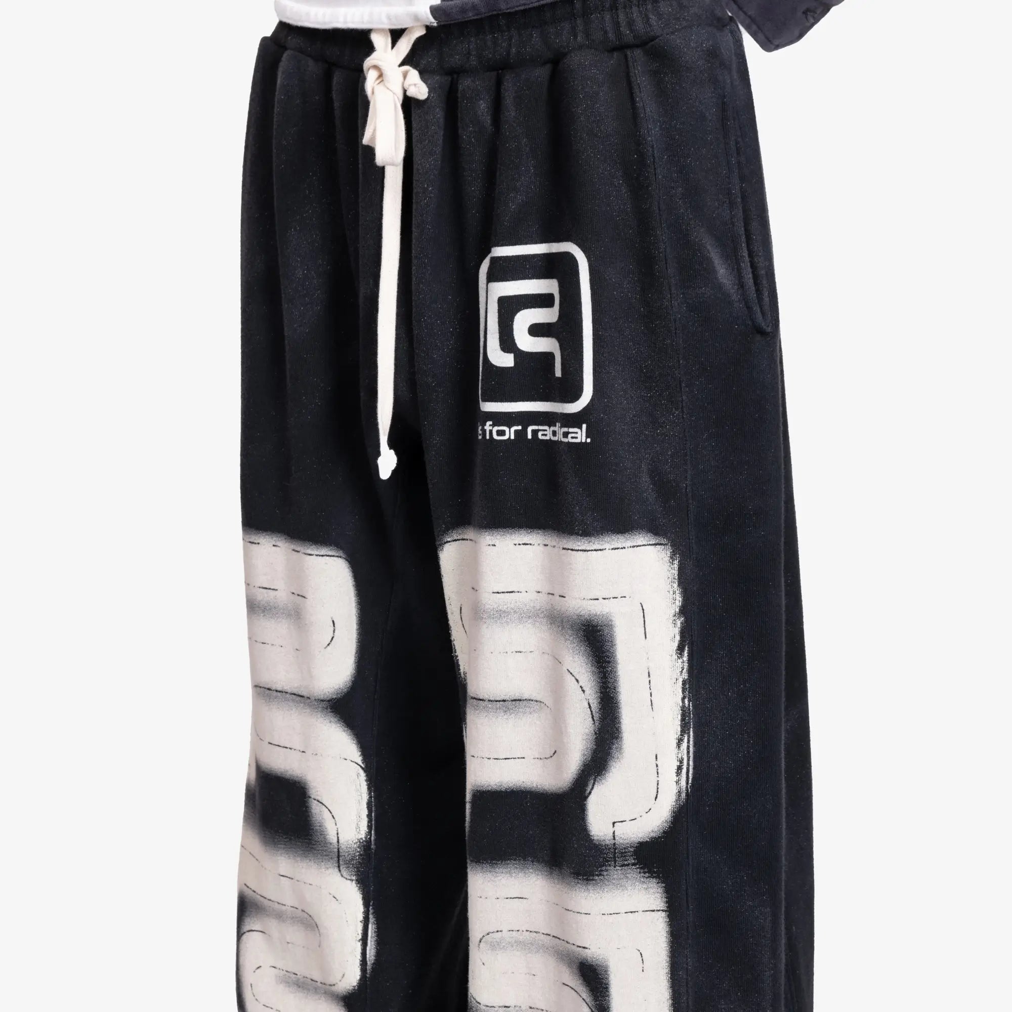 RRR123 R Logo Faster Flight Sweatpants Mechanic Black - 5