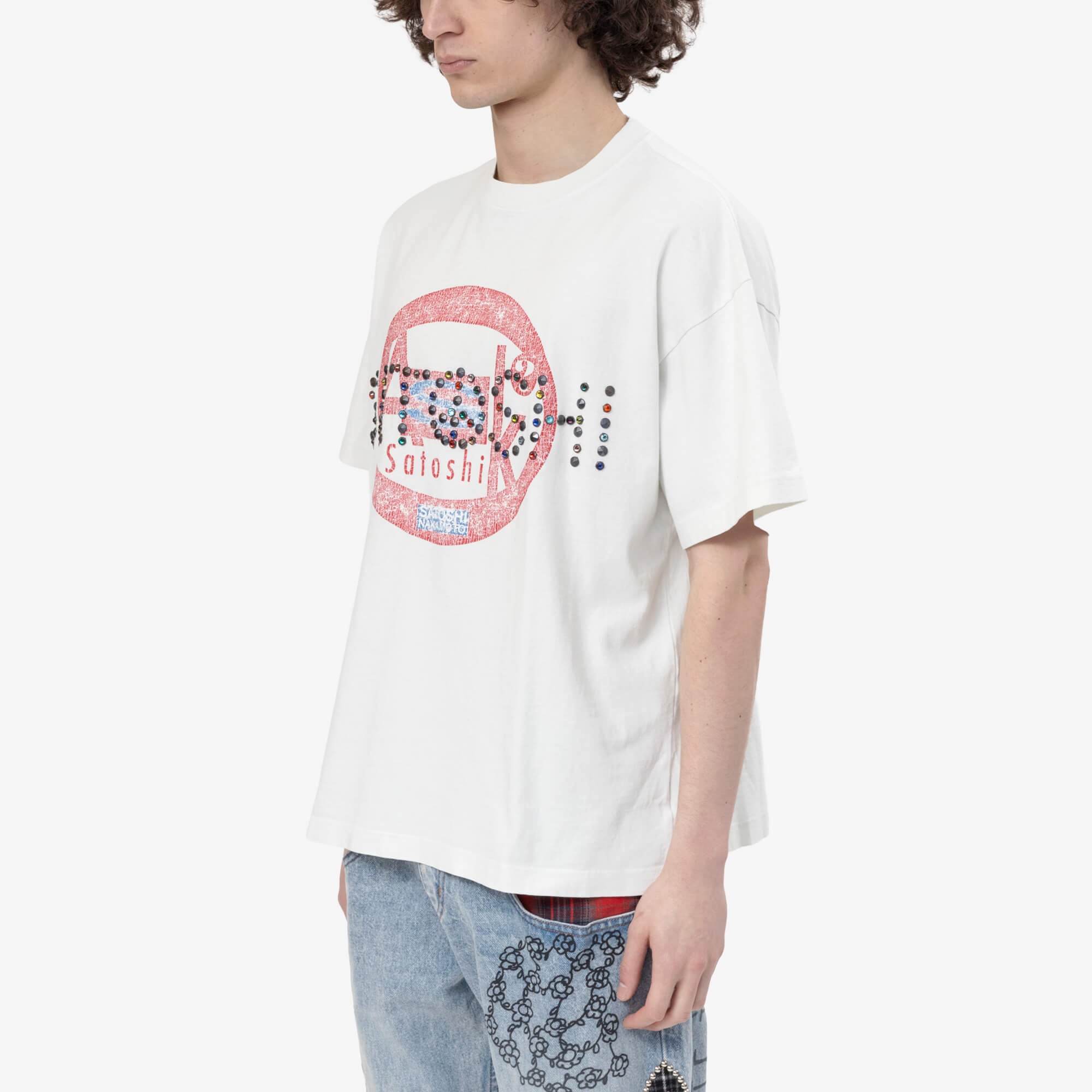 Satoshi Nakamoto Ask Satoshi T-Shirt White - 3