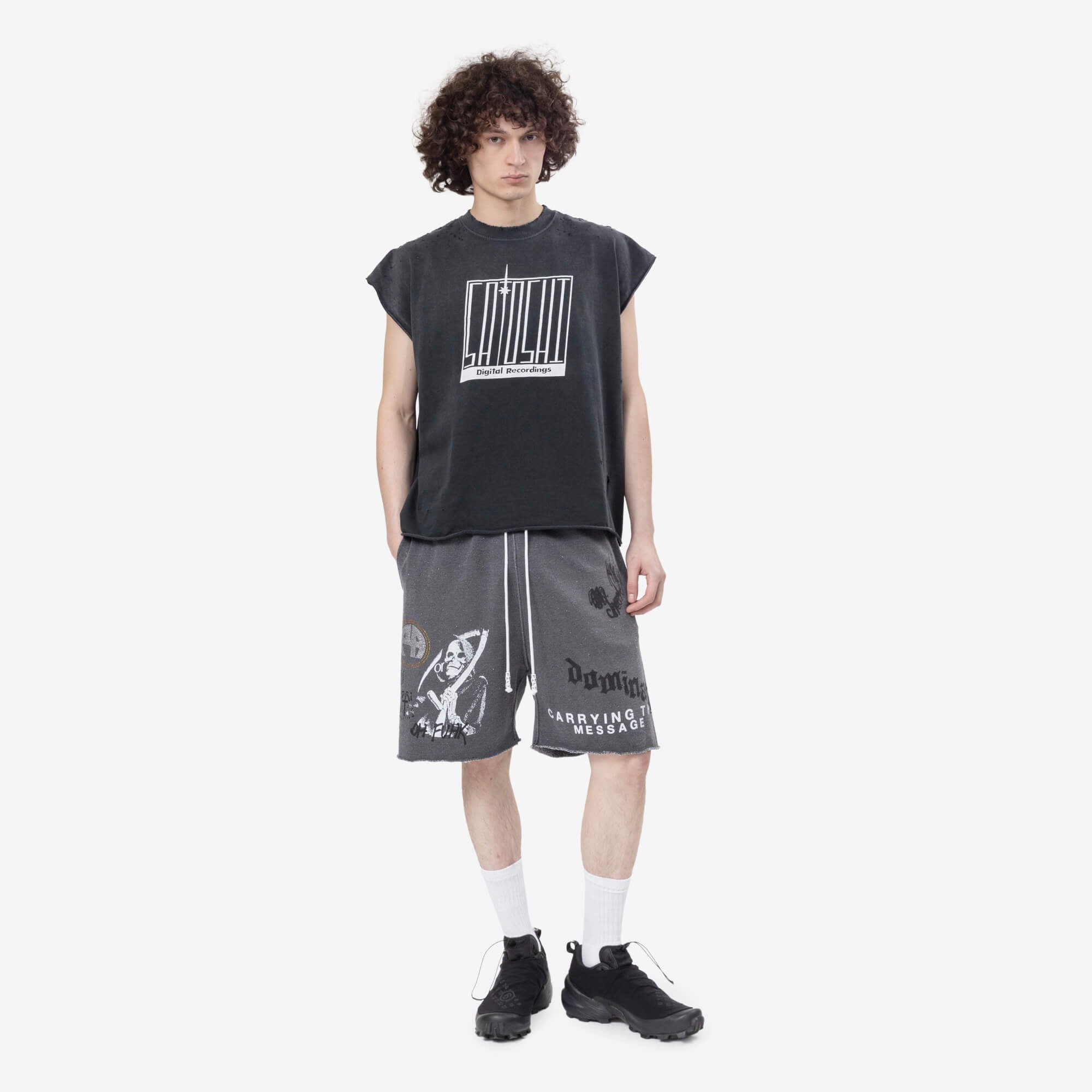 Satoshi Nakamoto Digital T-Shirt Washed Black - 2