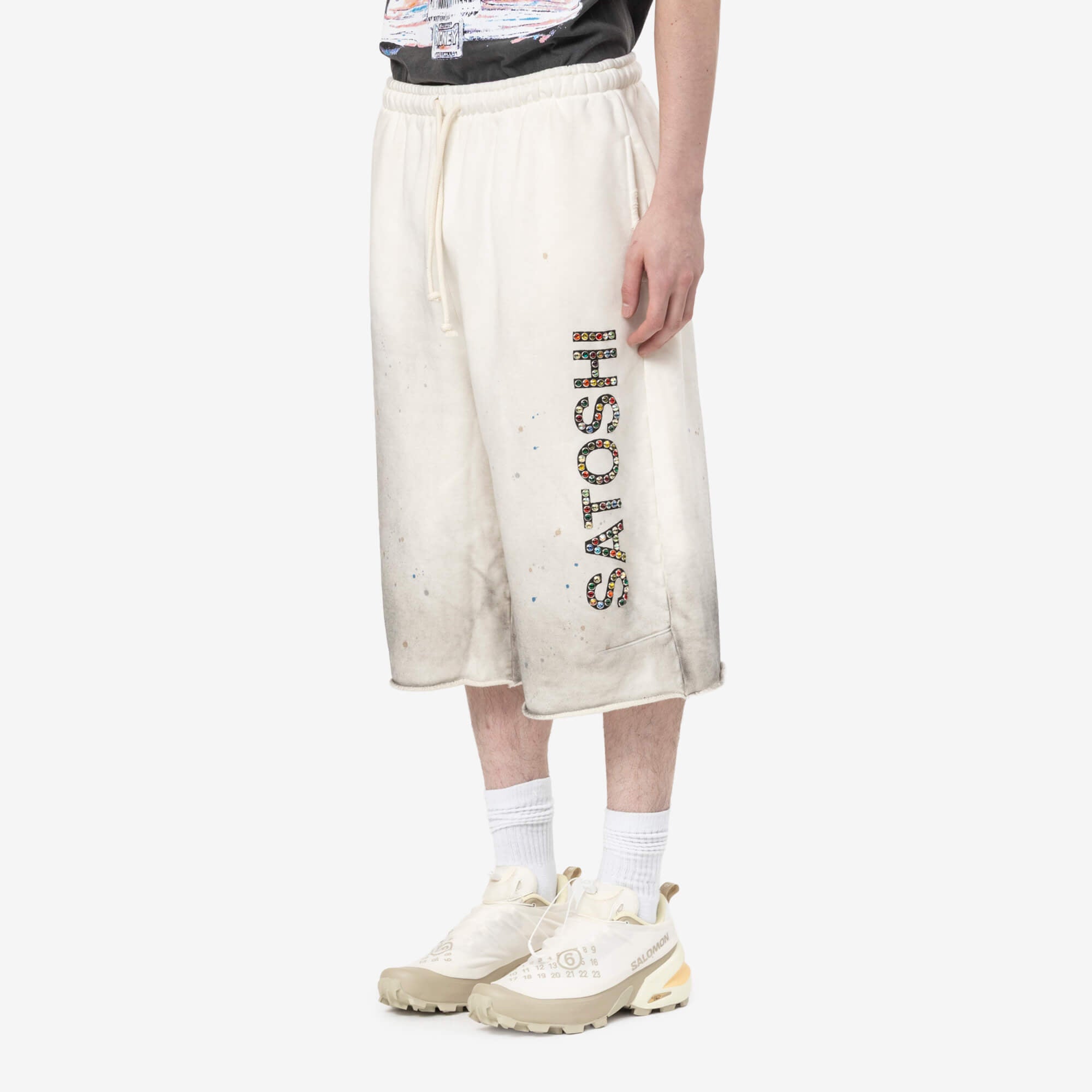 Satoshi Nakamoto Drifter Sweatshorts White - 3
