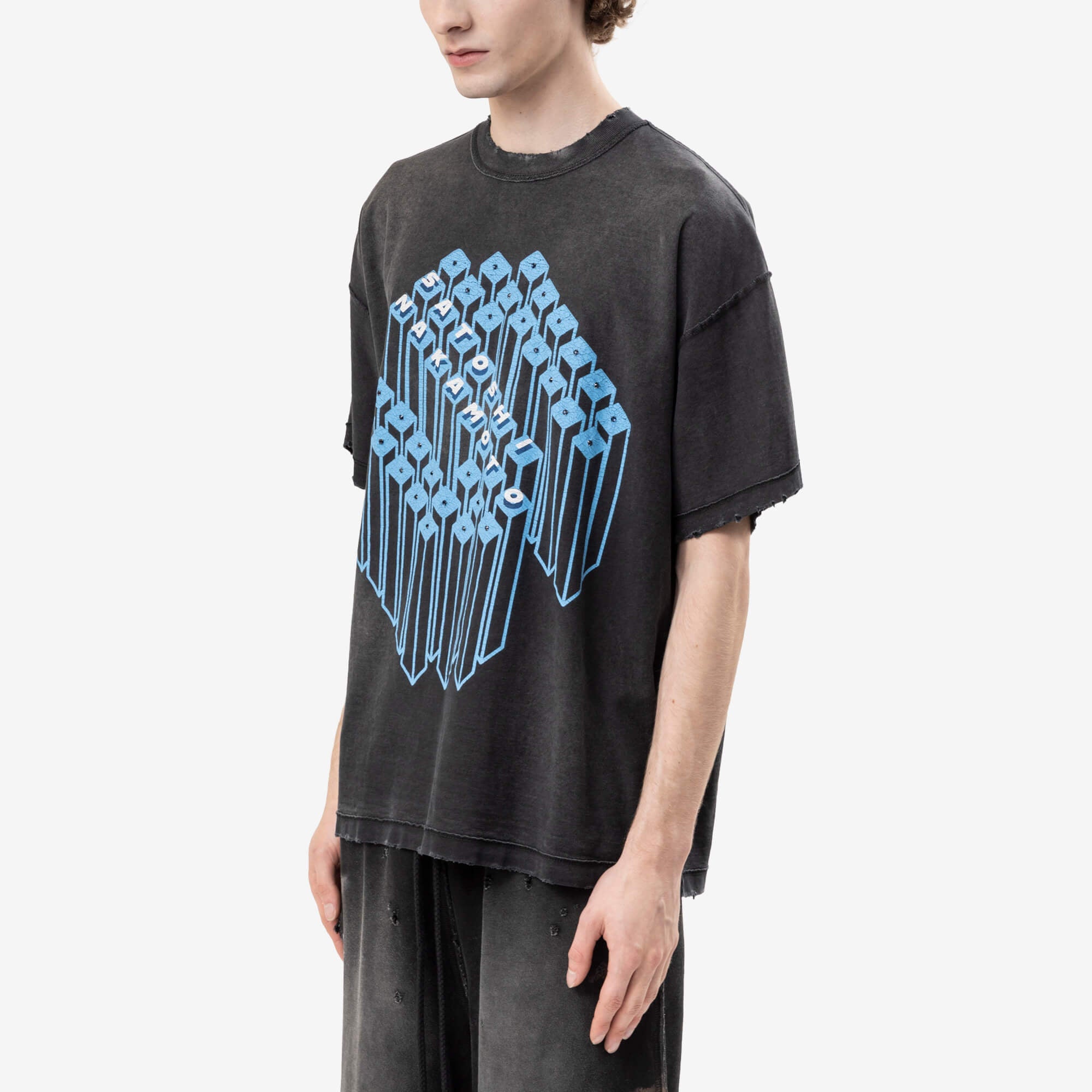Satoshi Nakamoto Gridlock T-Shirt Black | Feuille