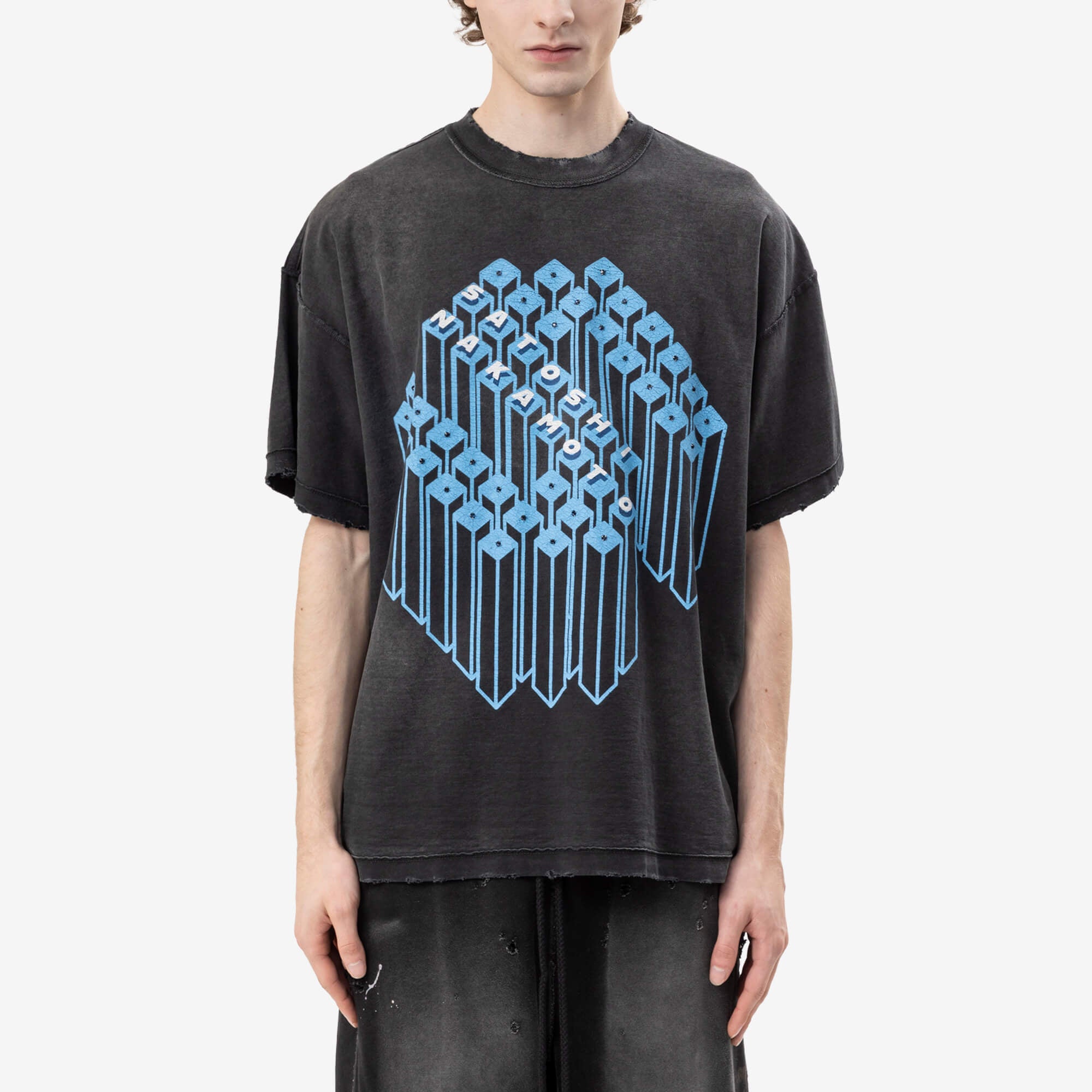 Satoshi Nakamoto Gridlock T-Shirt Black | Feuille