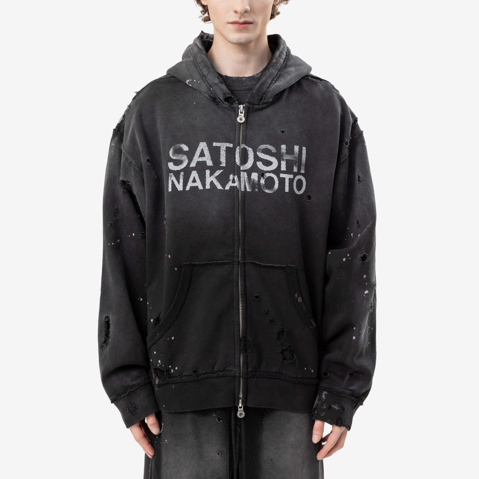 Satoshi Nakamoto Luke Fleece Hoody Black-1