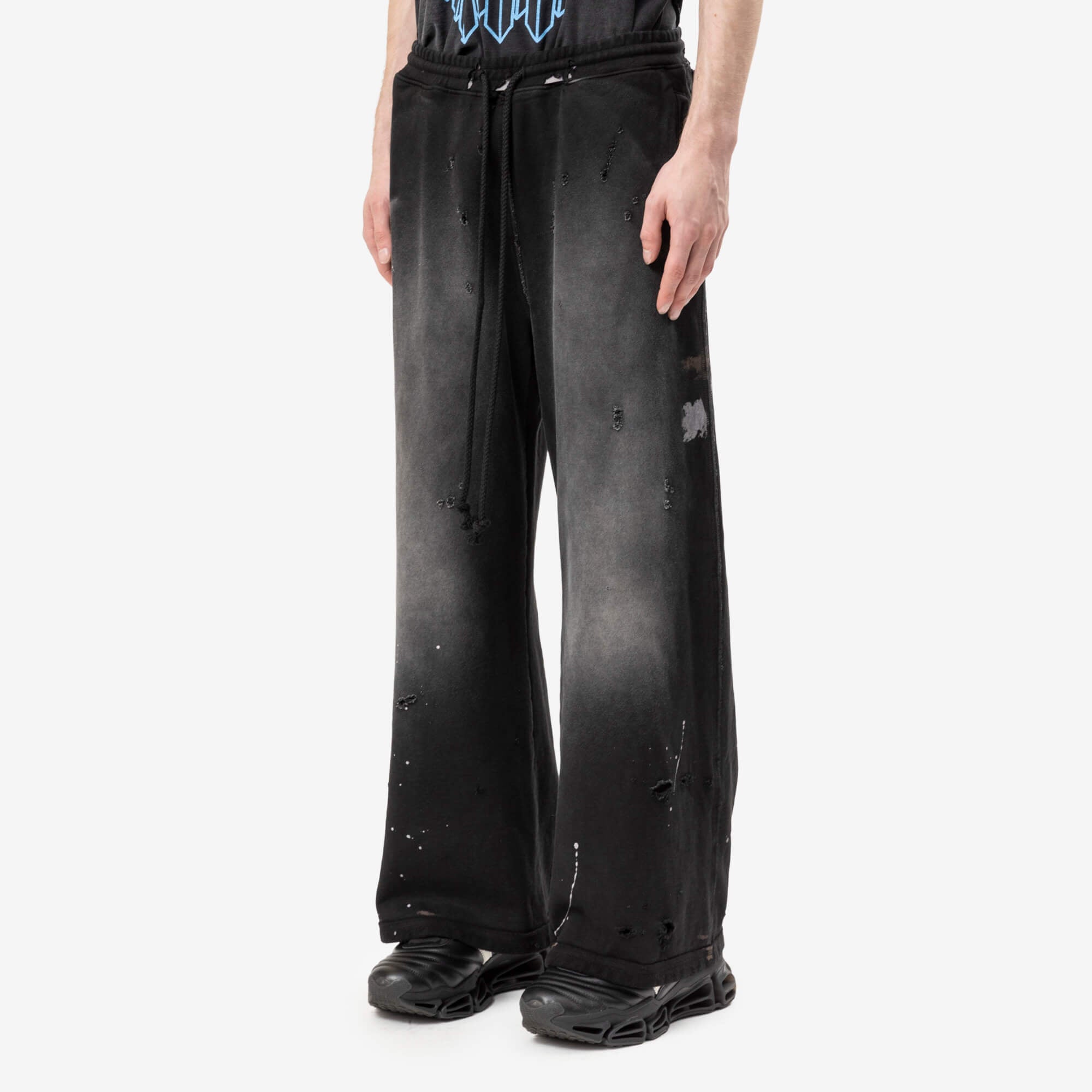 Satoshi Nakamoto Luke Fleece Sweatpants Black-3
