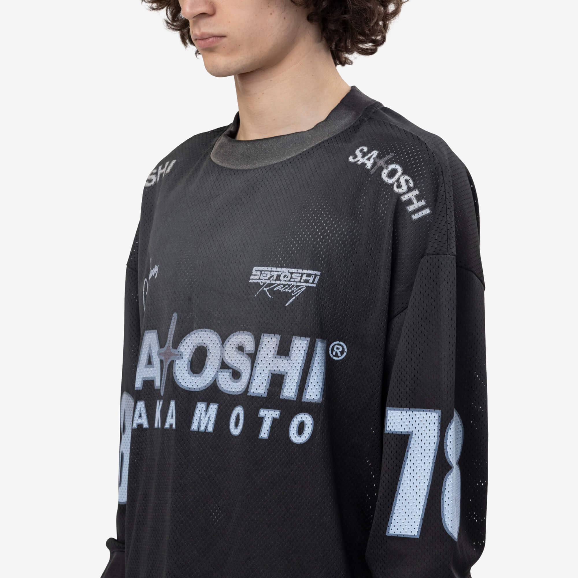 Satoshi Nakamoto Mesh Moto Jersey Black - 5