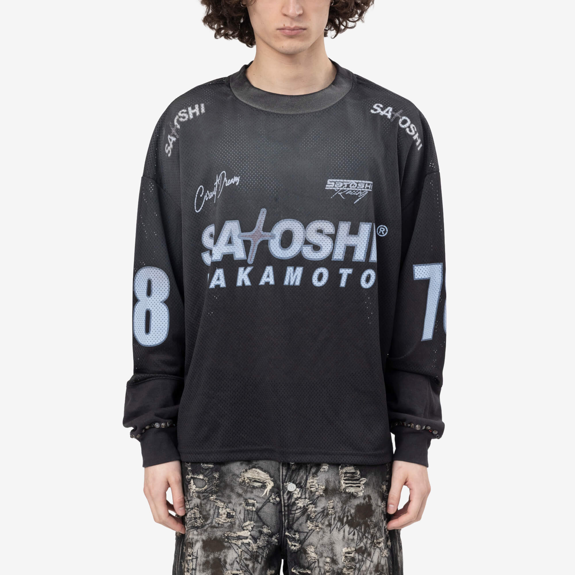 Satoshi Nakamoto Mesh Moto Jersey Black - 1
