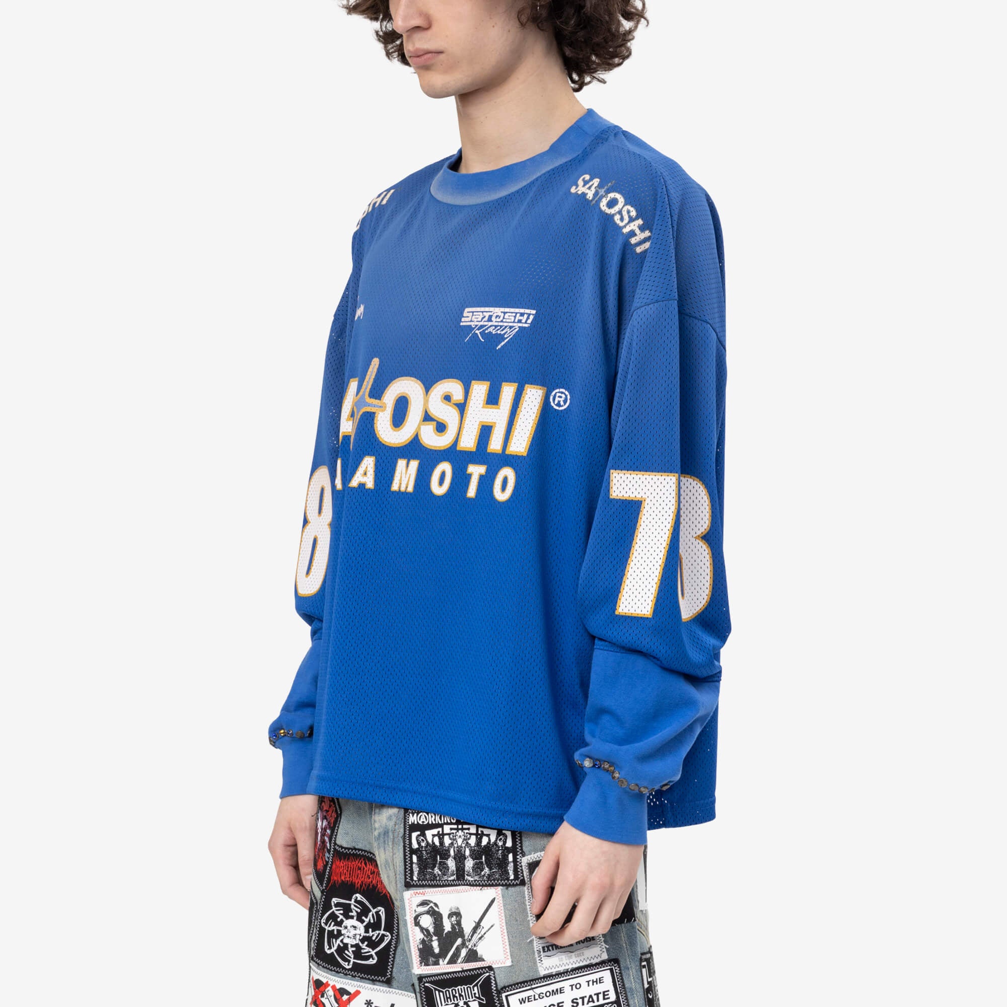 Satoshi Nakamoto Mesh Moto Jersey Blue - 3