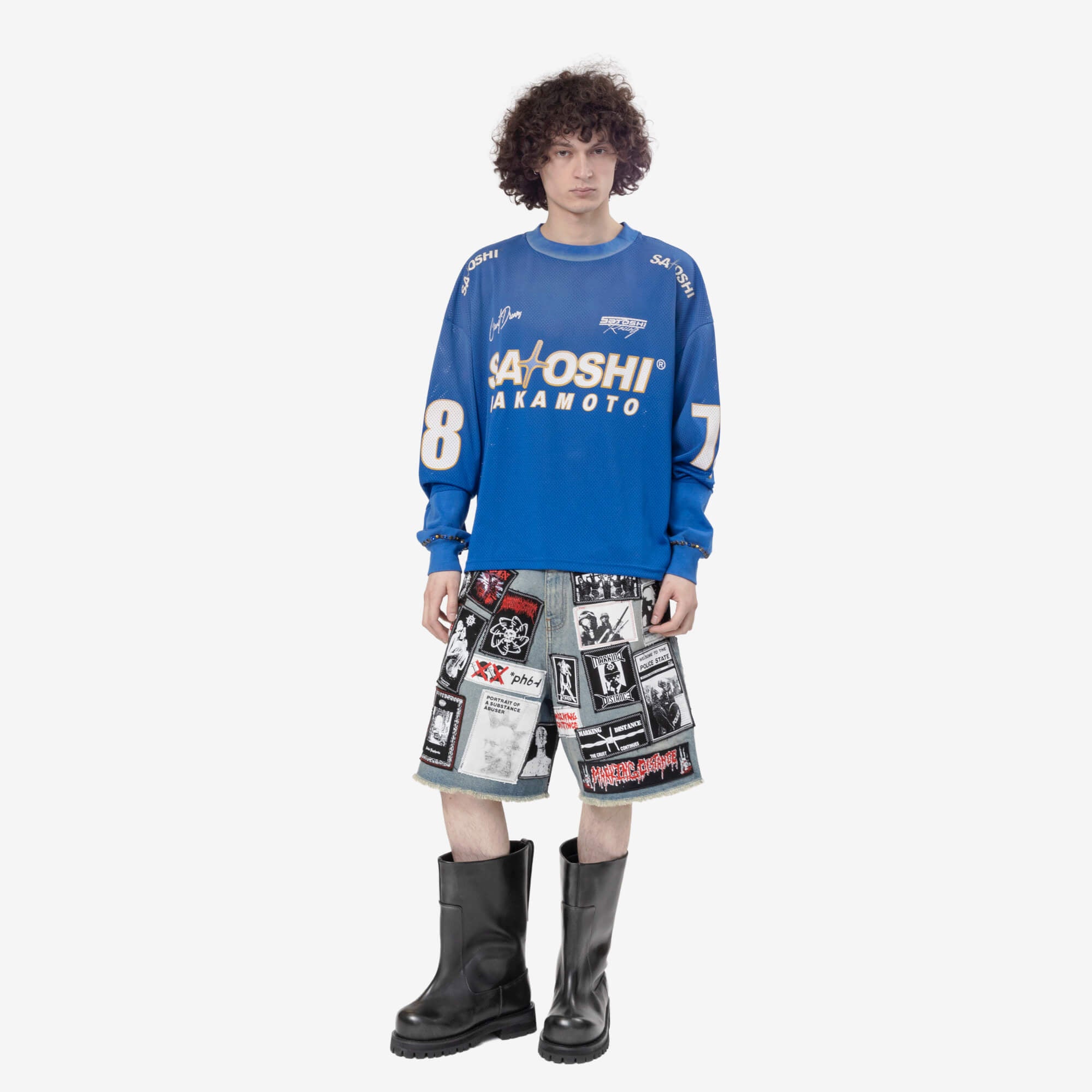Satoshi Nakamoto Mesh Moto Jersey Blue - 2