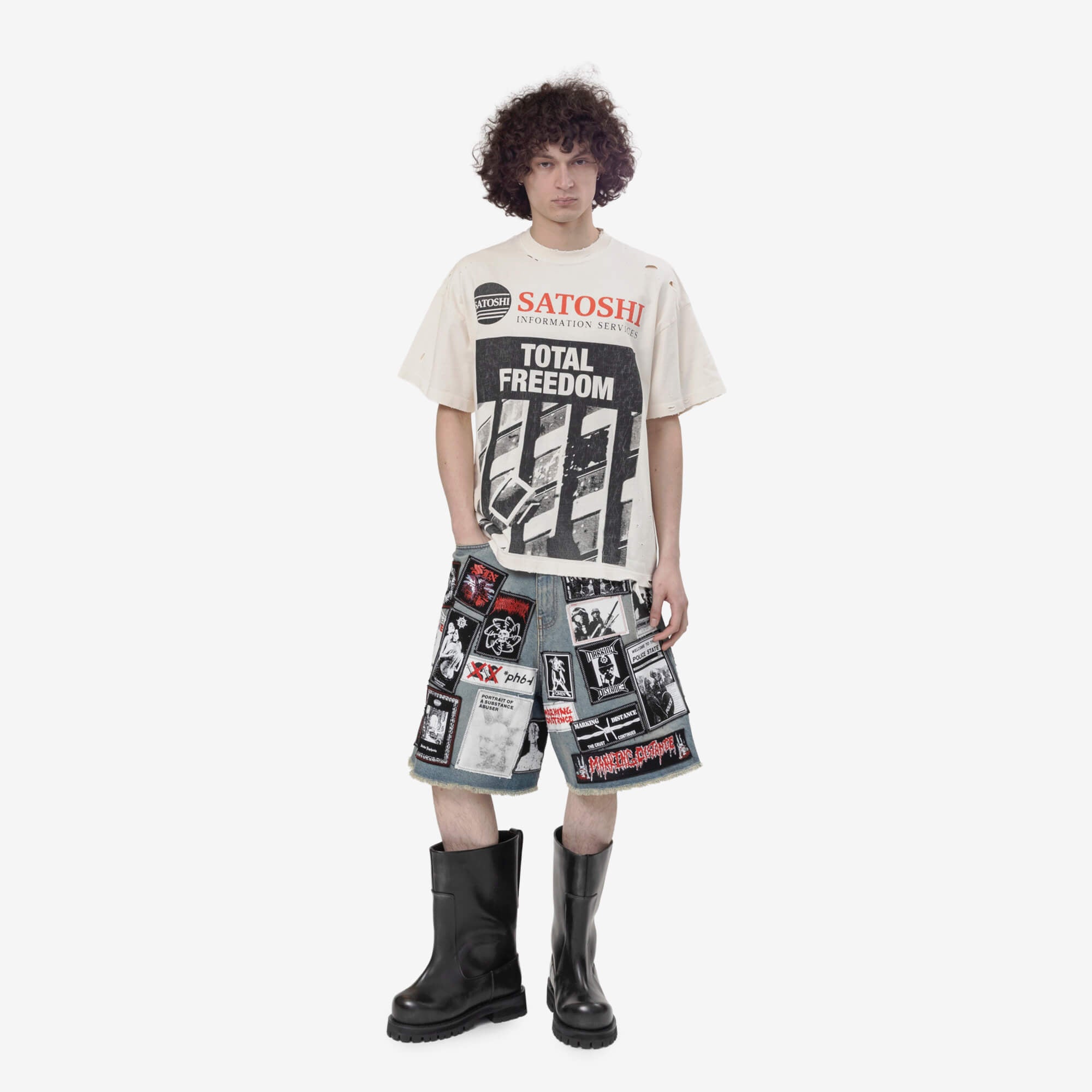 Satoshi Nakamoto Total Freedom T-Shirt White - 2