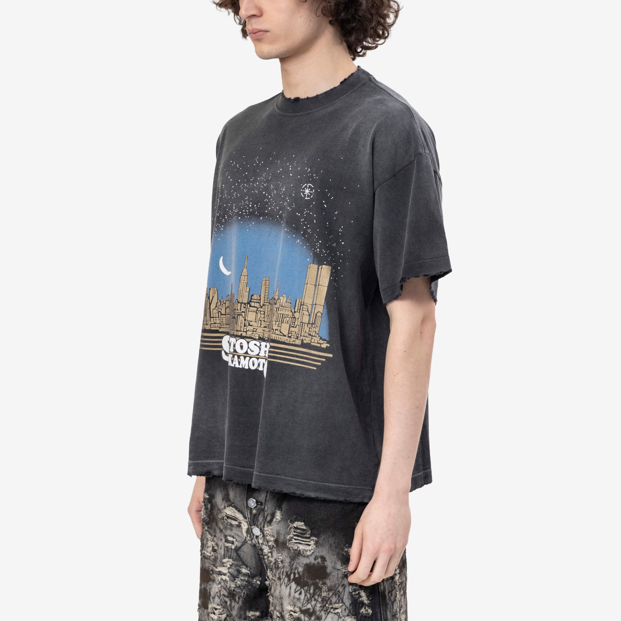 Satoshi Nakamoto Tourist T-Shirt Washed Black - 3