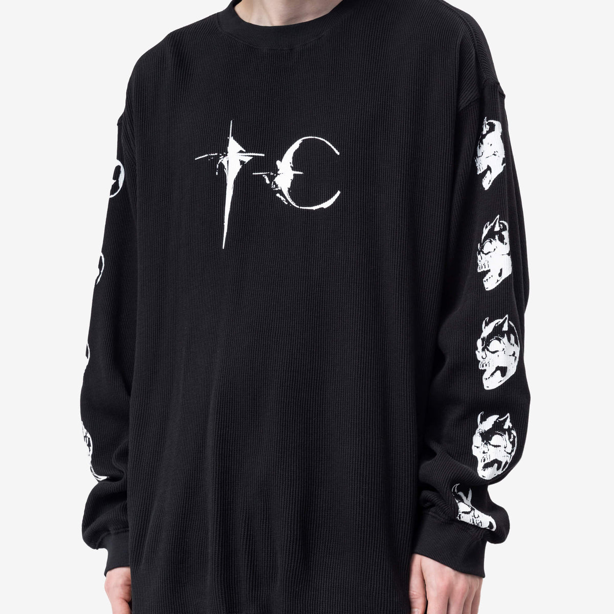 Thug Club Endless Long Sleeve T-Shirt Black-5