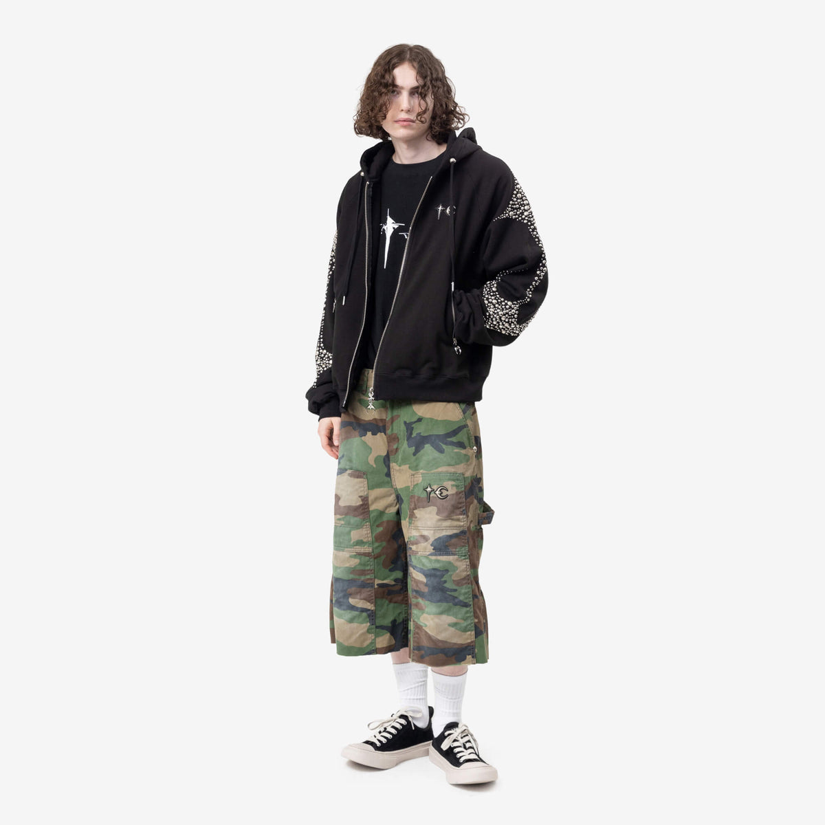 Thug Club Iron Steel Focus Zip Hoody Black-2