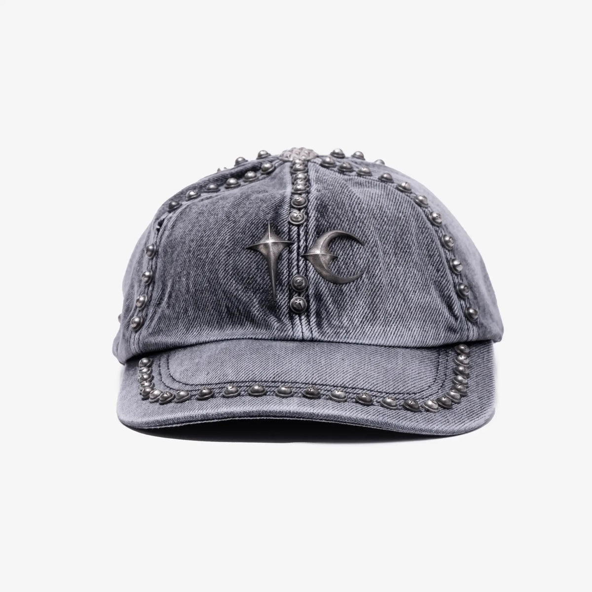 Thug Club Studded Denim Cap Black