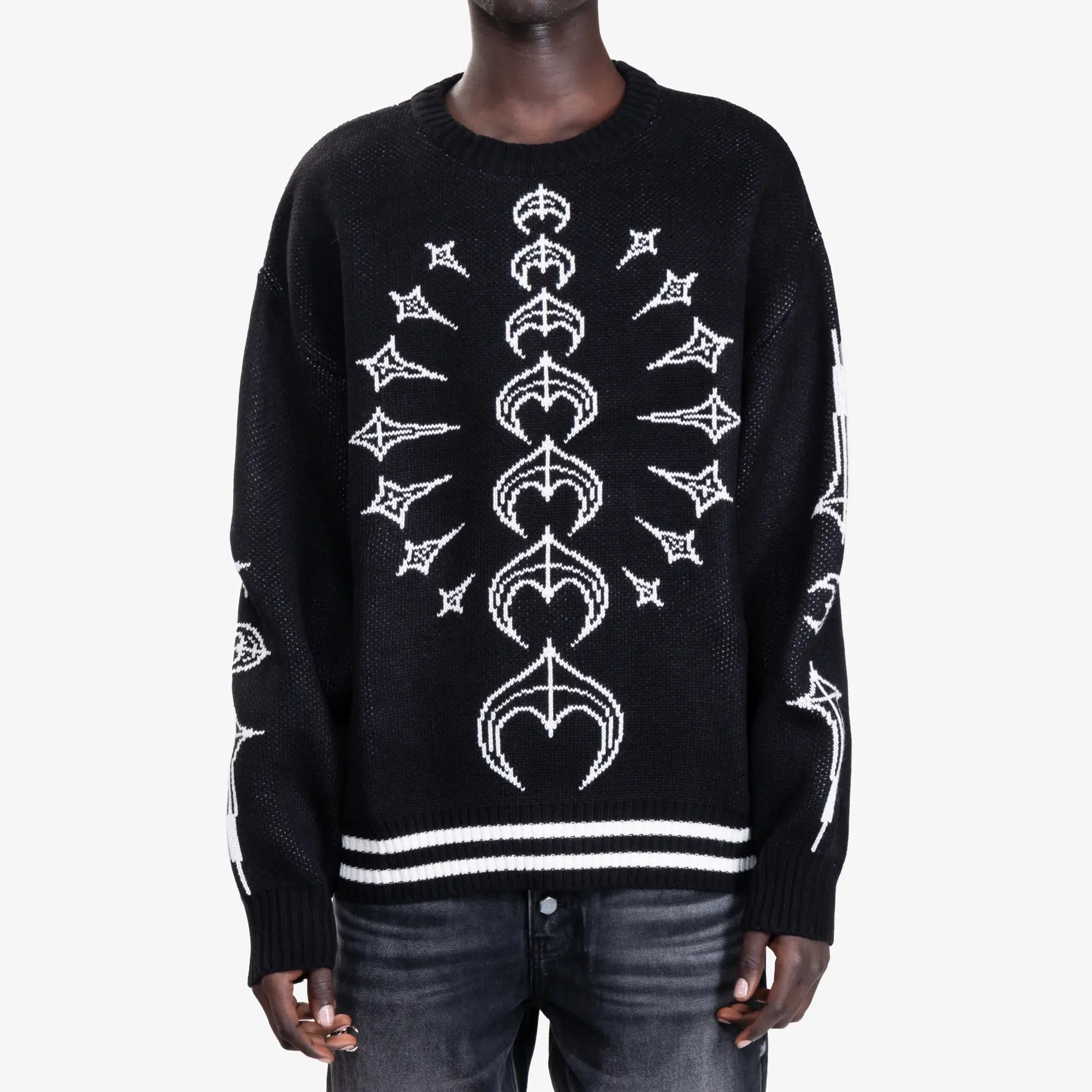 Thug Club TC Bone Knit Sweater Black - 1