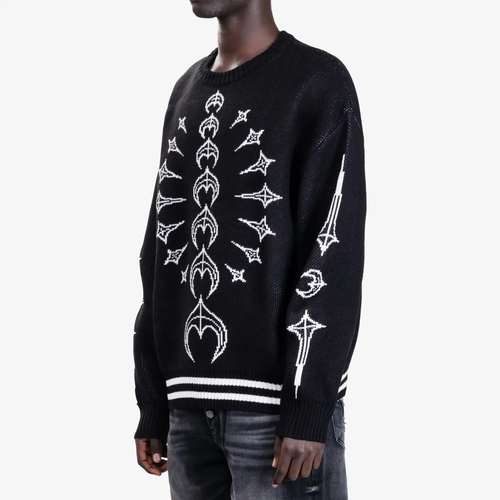 Thug Club TC Bone Knit Sweater Black - 3