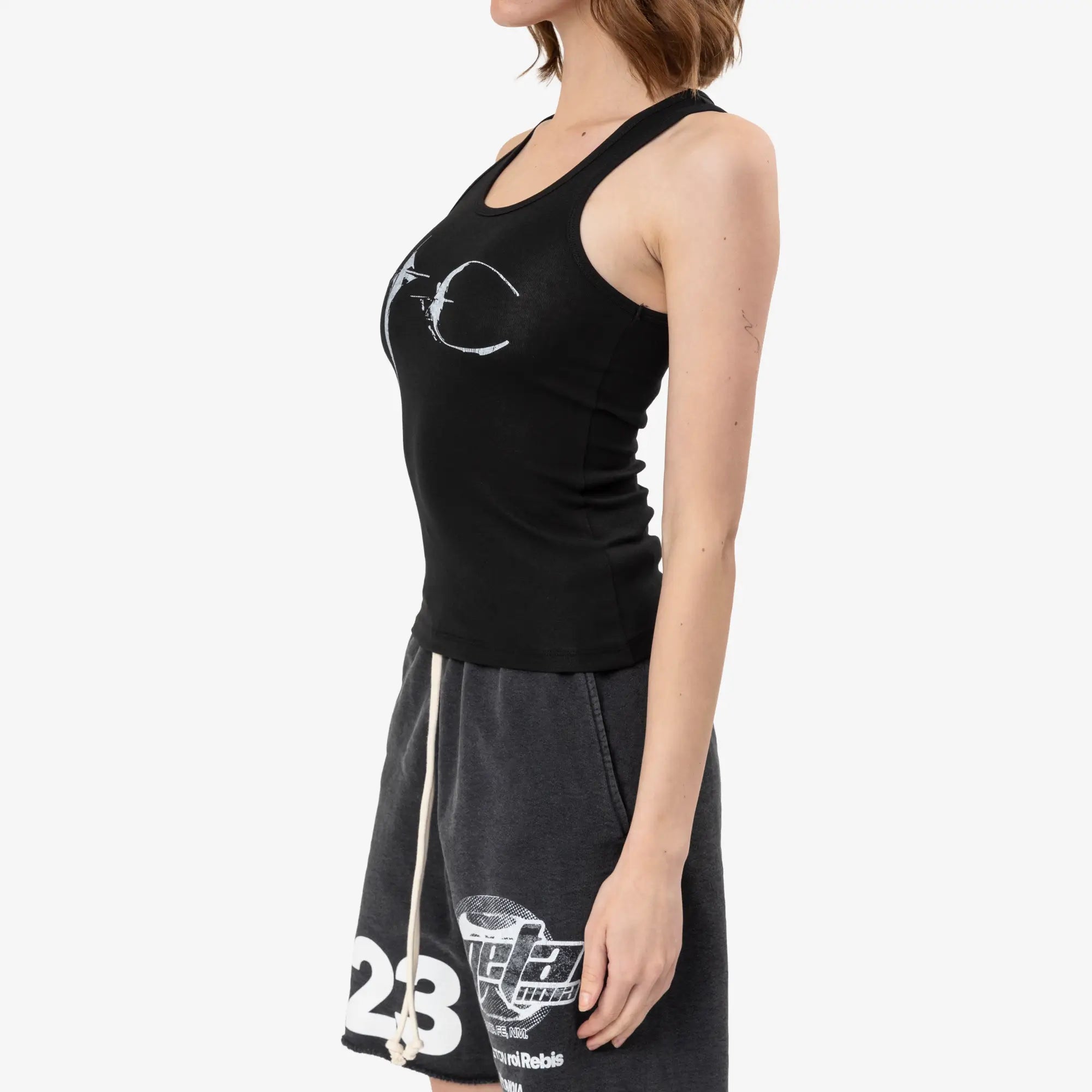 Thug Club Womens TC Not Easy Tank Top Black - 3