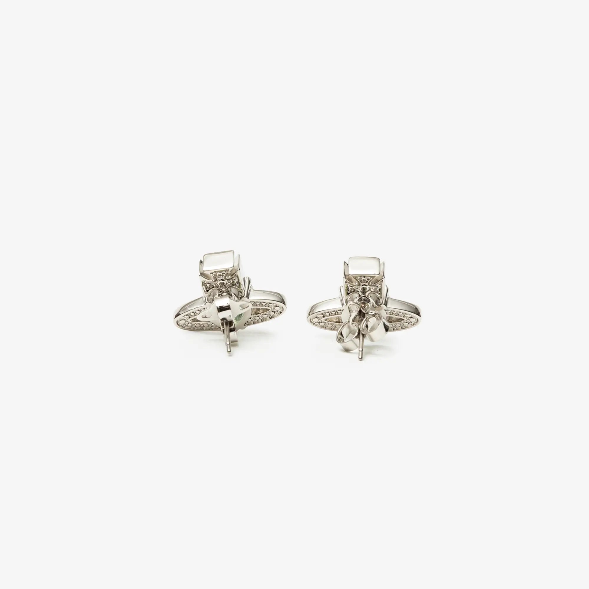 Vivienne Westwood Ariella Earrings Platinum/Light Green - 2