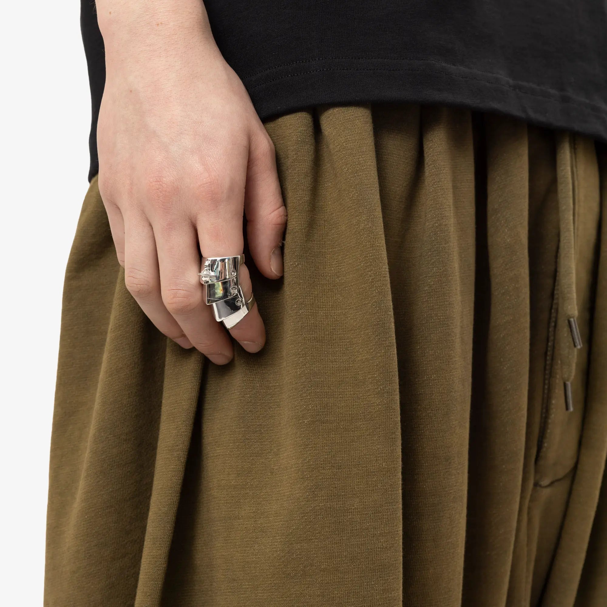 Vivienne Westwood Armour Ring Platinum - 2