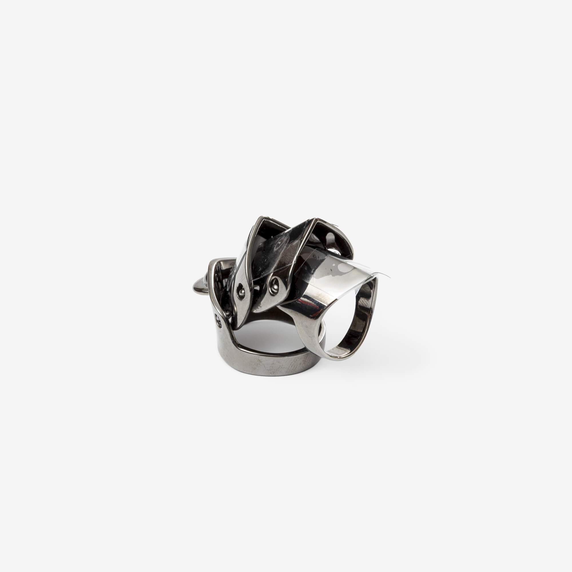 Vivienne Westwood Armour Ring Ruthenium-3