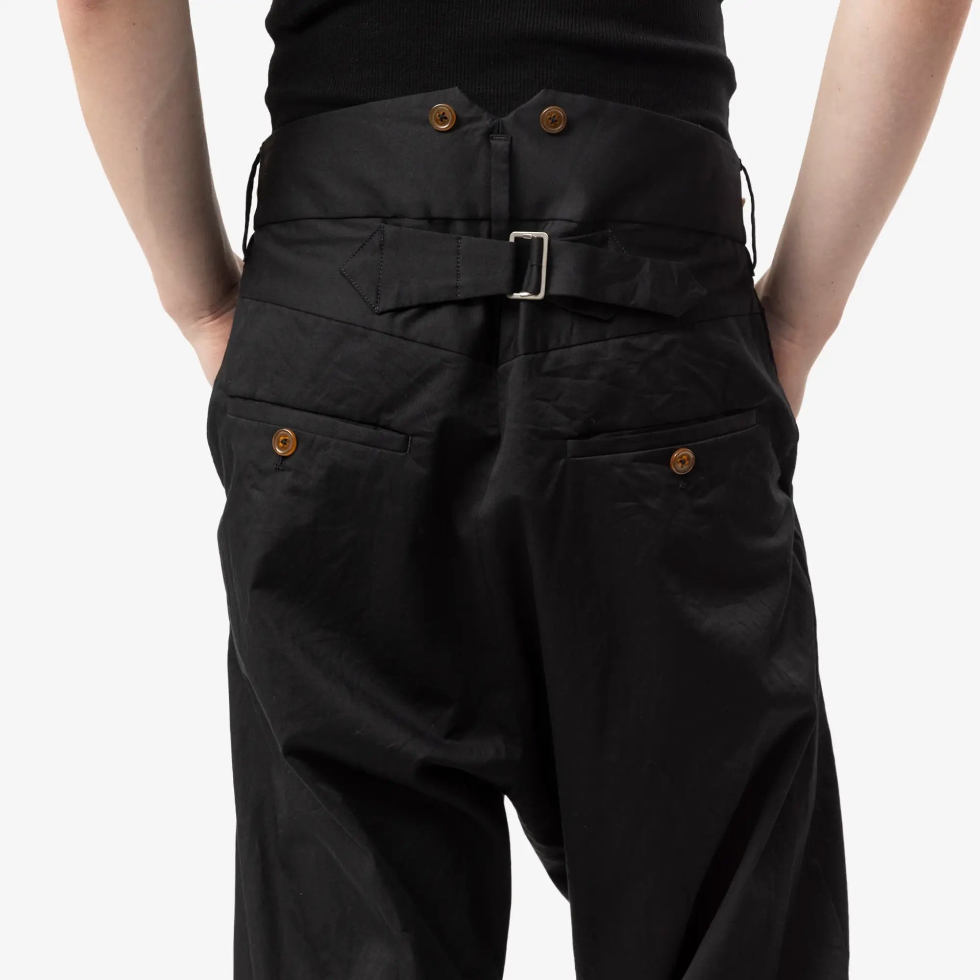 Vivienne Westwood Back Buckle Trousers Black - 6