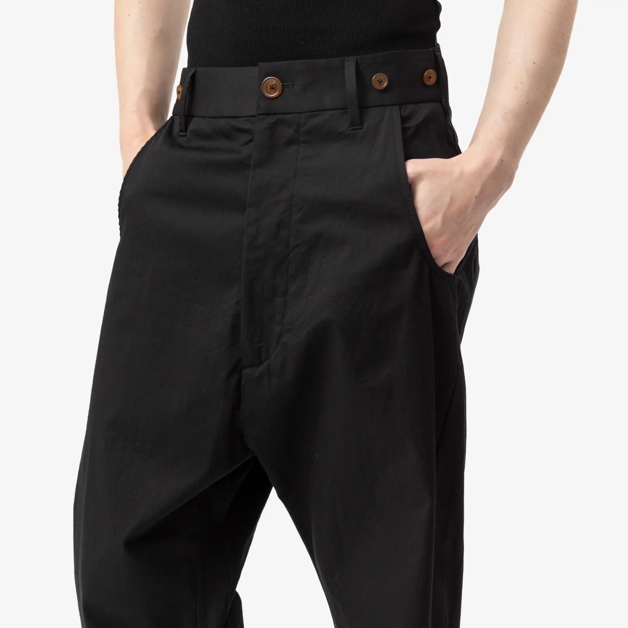 Vivienne Westwood Back Buckle Trousers Black - 5