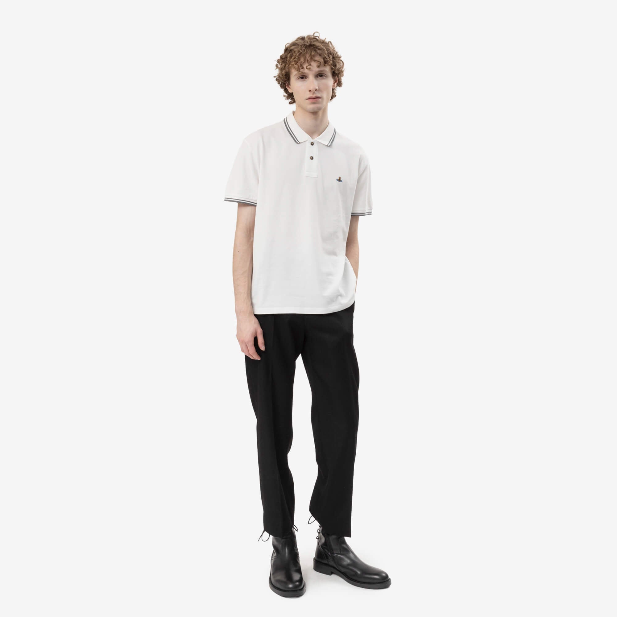 Vivienne Westwood Classic Polo White-2