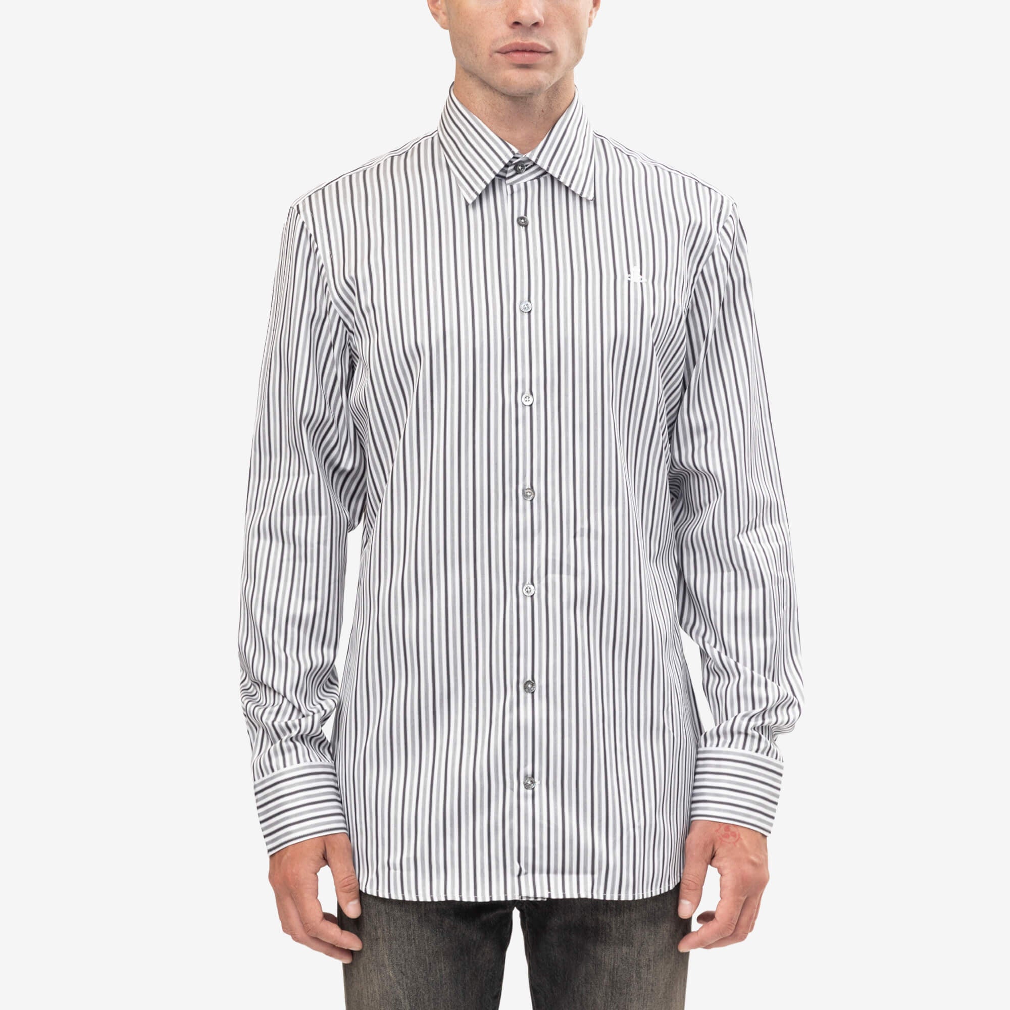 Vivienne Westwood Ghost Shirt Shadow Stripe-1