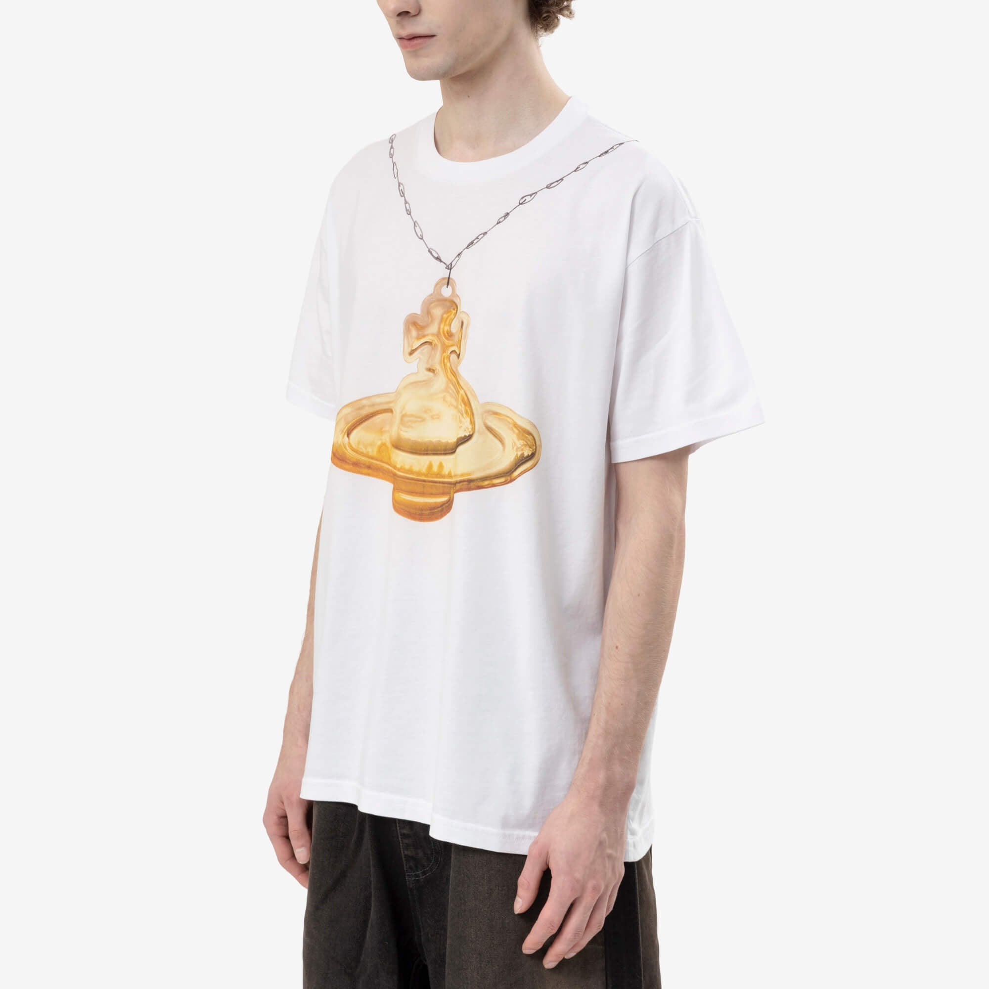 Vivienne Westwood Gold Orb Classic T-Shirt White-3