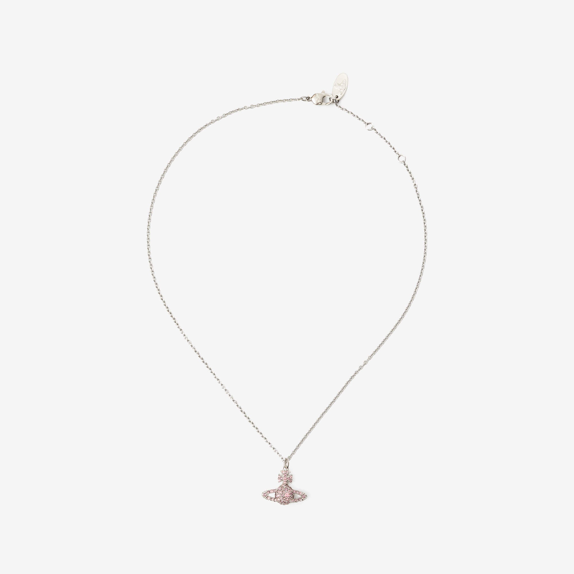Vivienne Westwood Grace Bas Relief Pendant Platinum/Iris-1