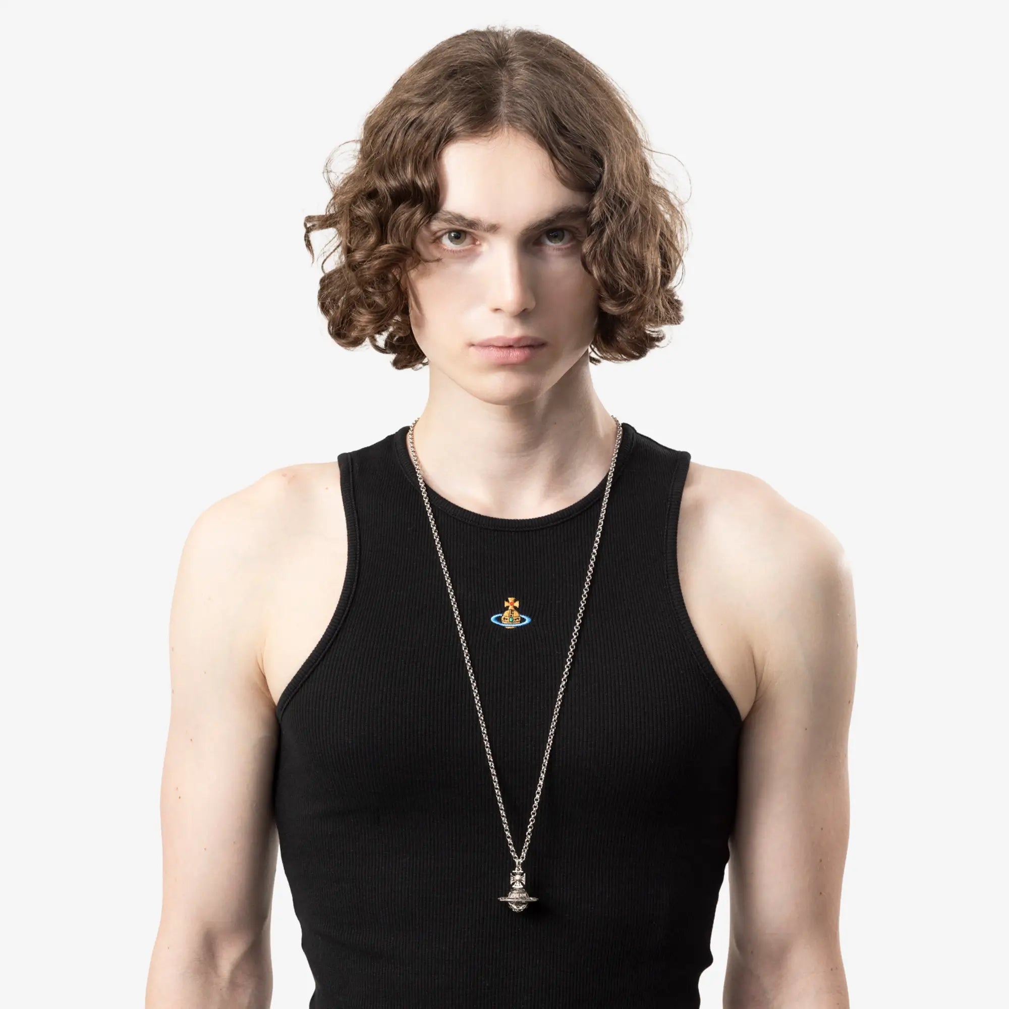 Vivienne Westwood Lancelot Orb Pendant Antique Platinum - 2