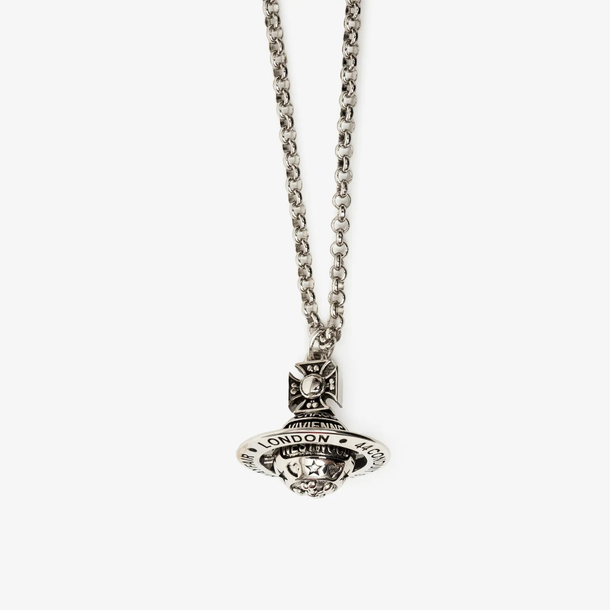 Vivienne Westwood Lancelot Orb Pendant Antique Platinum - 3