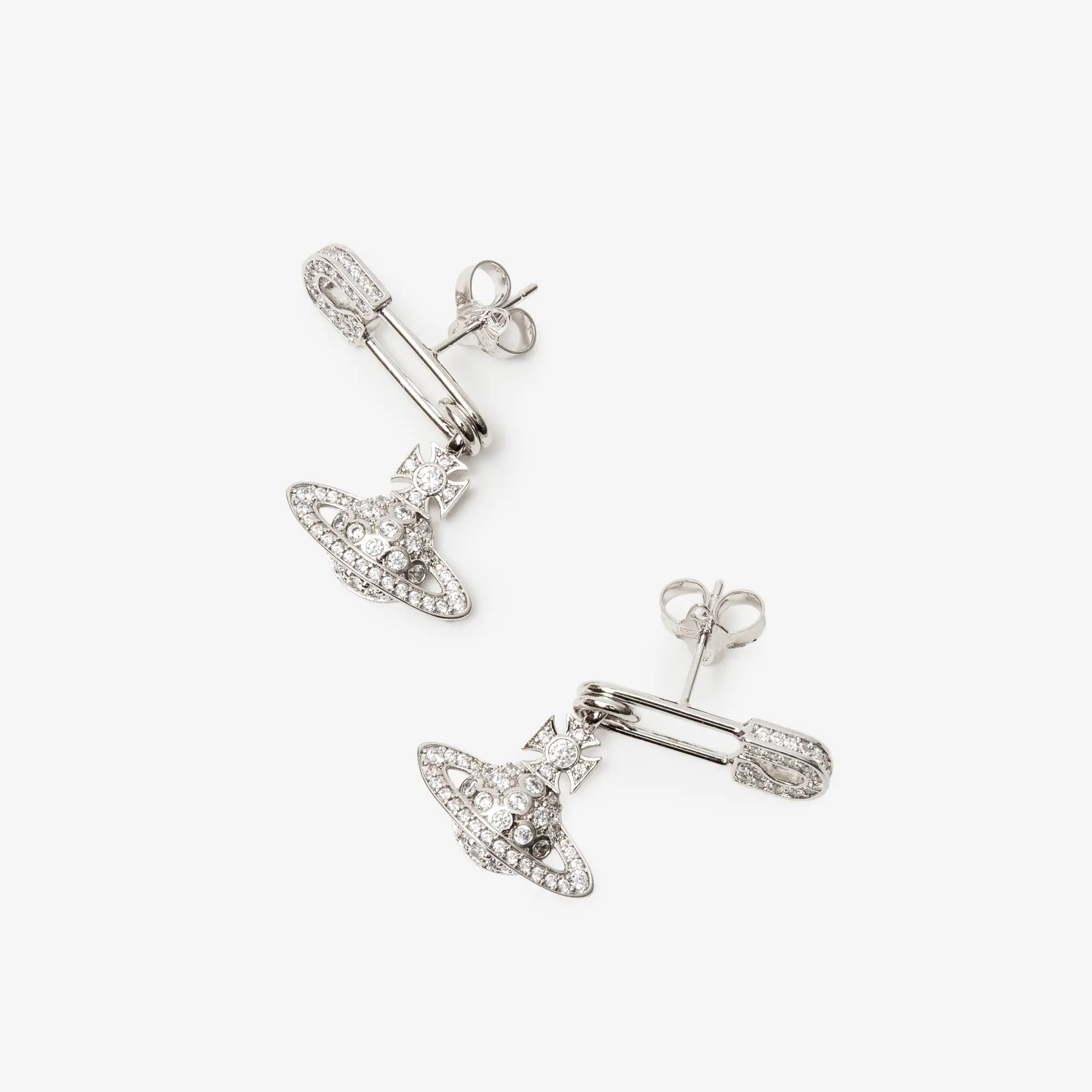 Vivienne Westwood Lucrece Earrings Platinum - 3