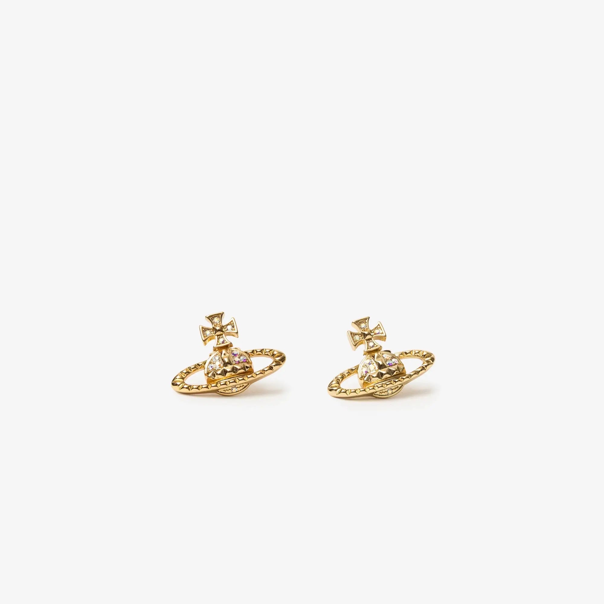 Vivienne Westwood Mayfair Bas Relief Earrings Gold - 1