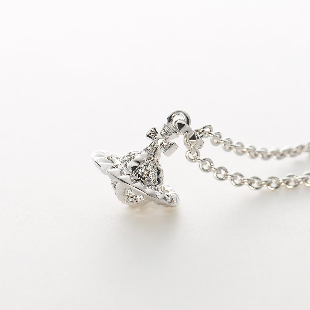 Vivienne Westwood Mayfair Small Orb Pendant Rhodium - 2