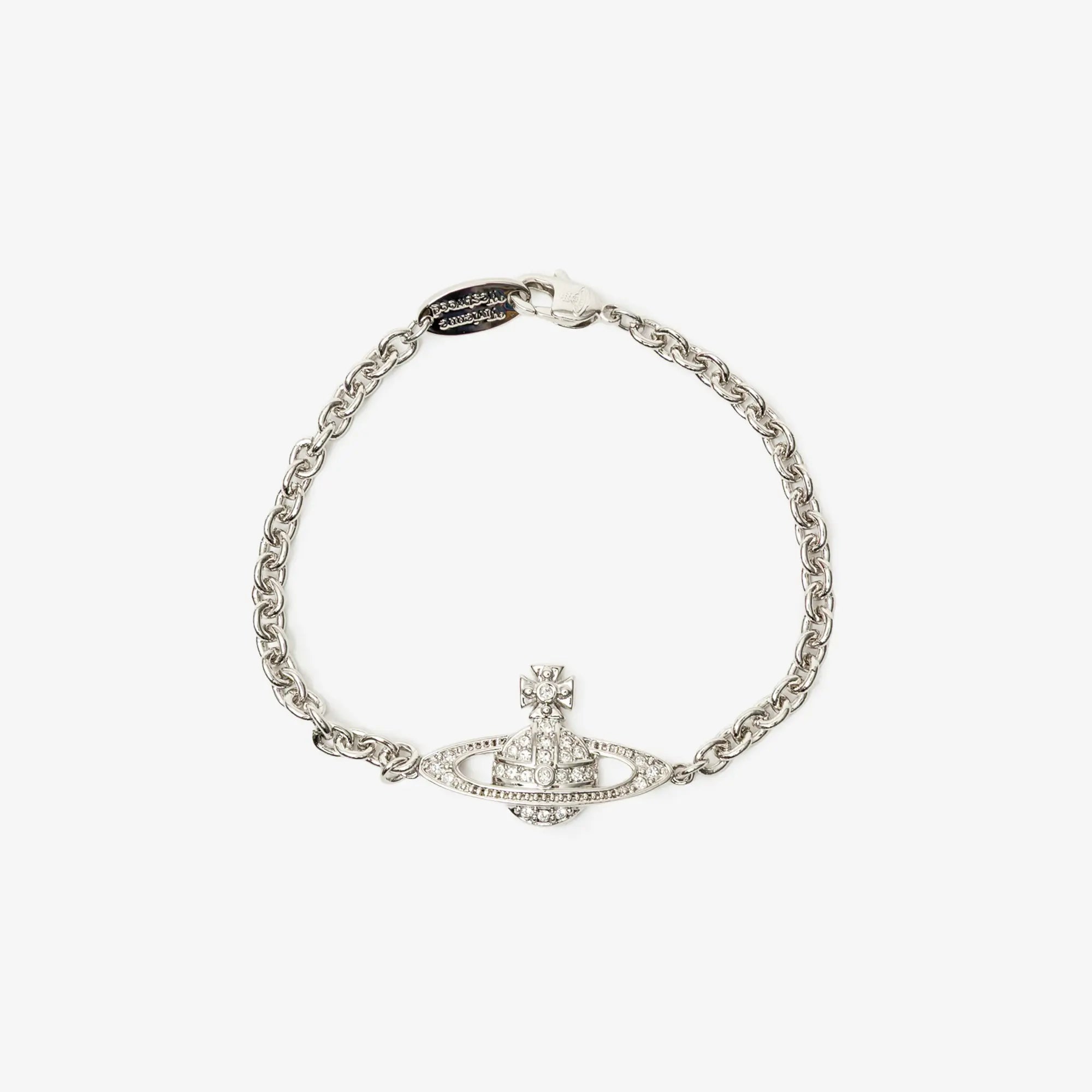 Vivienne Westwood Mini Bas Relief Bracelet Platinum - 1