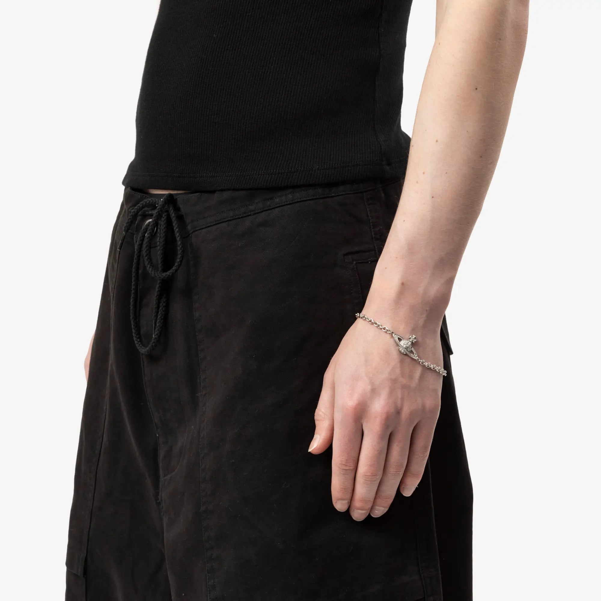 Vivienne Westwood Mini Bas Relief Bracelet Platinum - 2