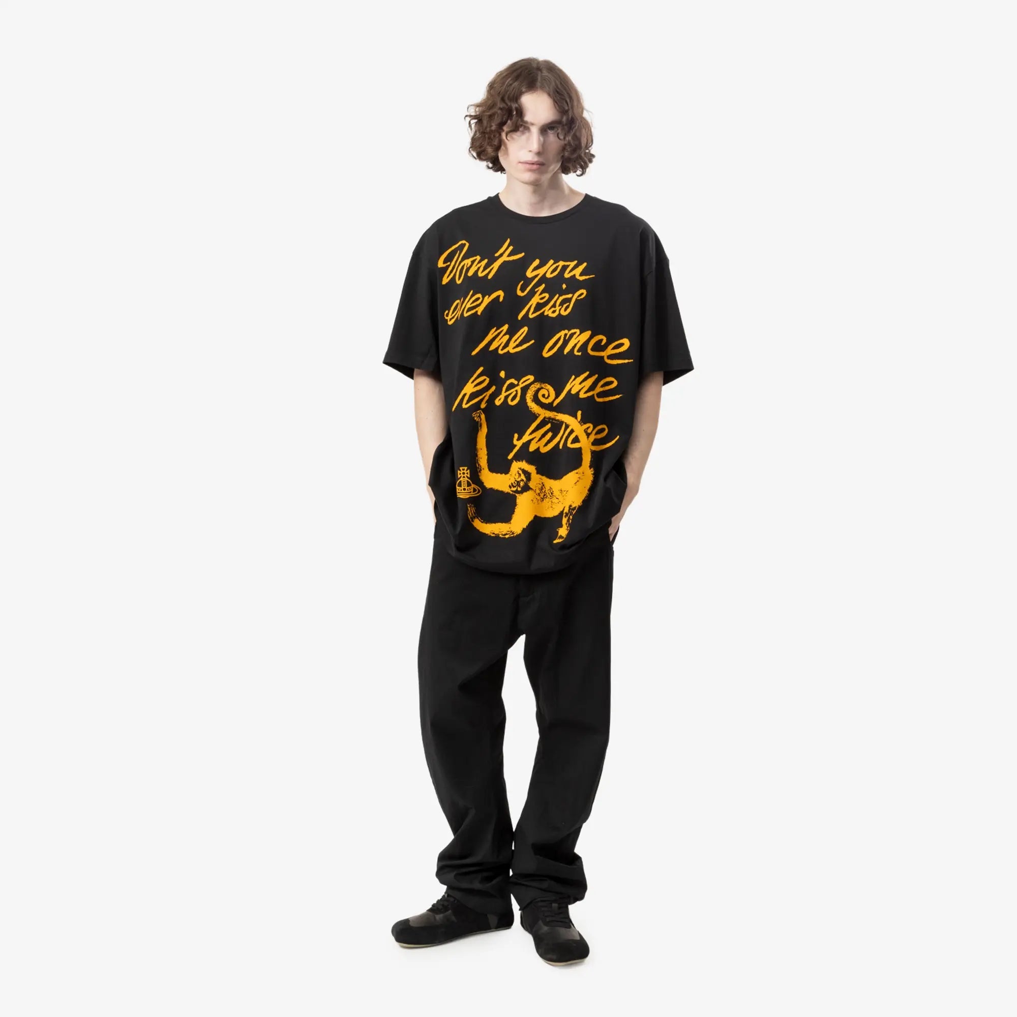 Vivienne Westwood Monkey Oversize T-Shirt Black - 2
