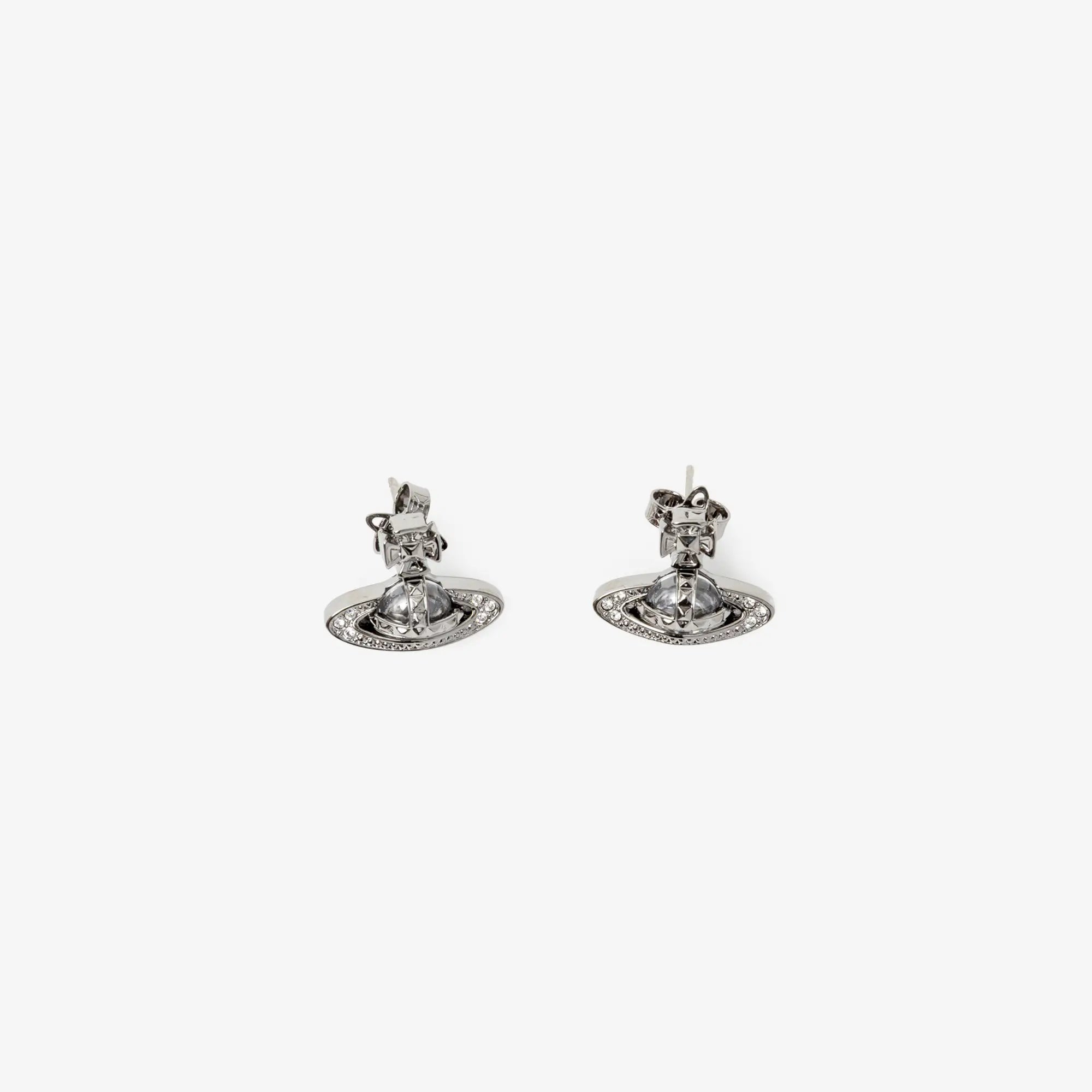 Vivienne Westwood Pina Bas Relief Earrings Ruthenium - 1