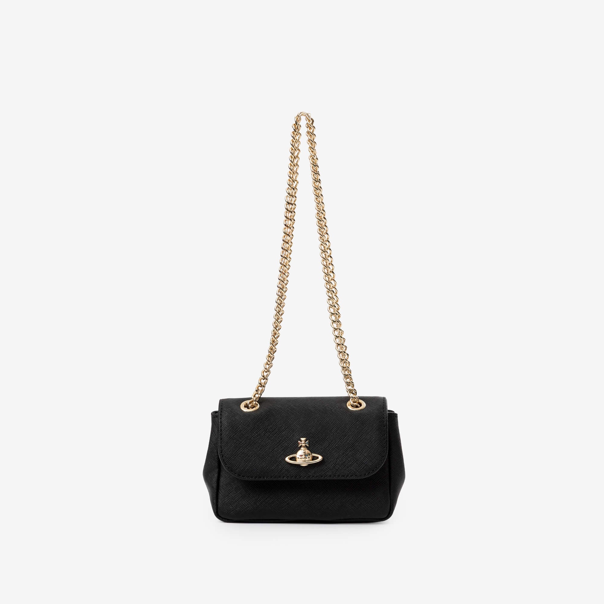 Vivienne Westwood Small Chain Purse Black-1