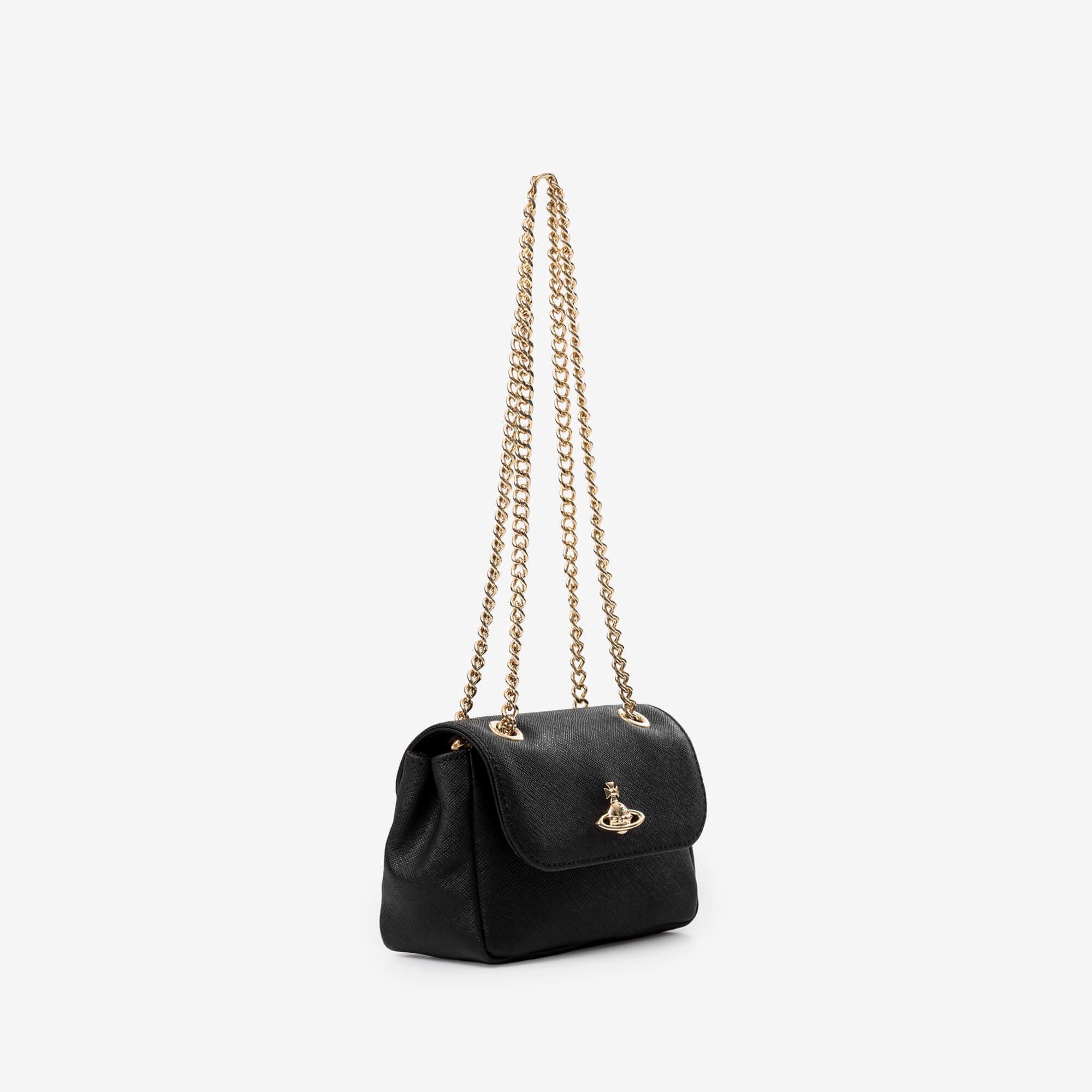 Vivienne Westwood Small Chain Purse Black-2