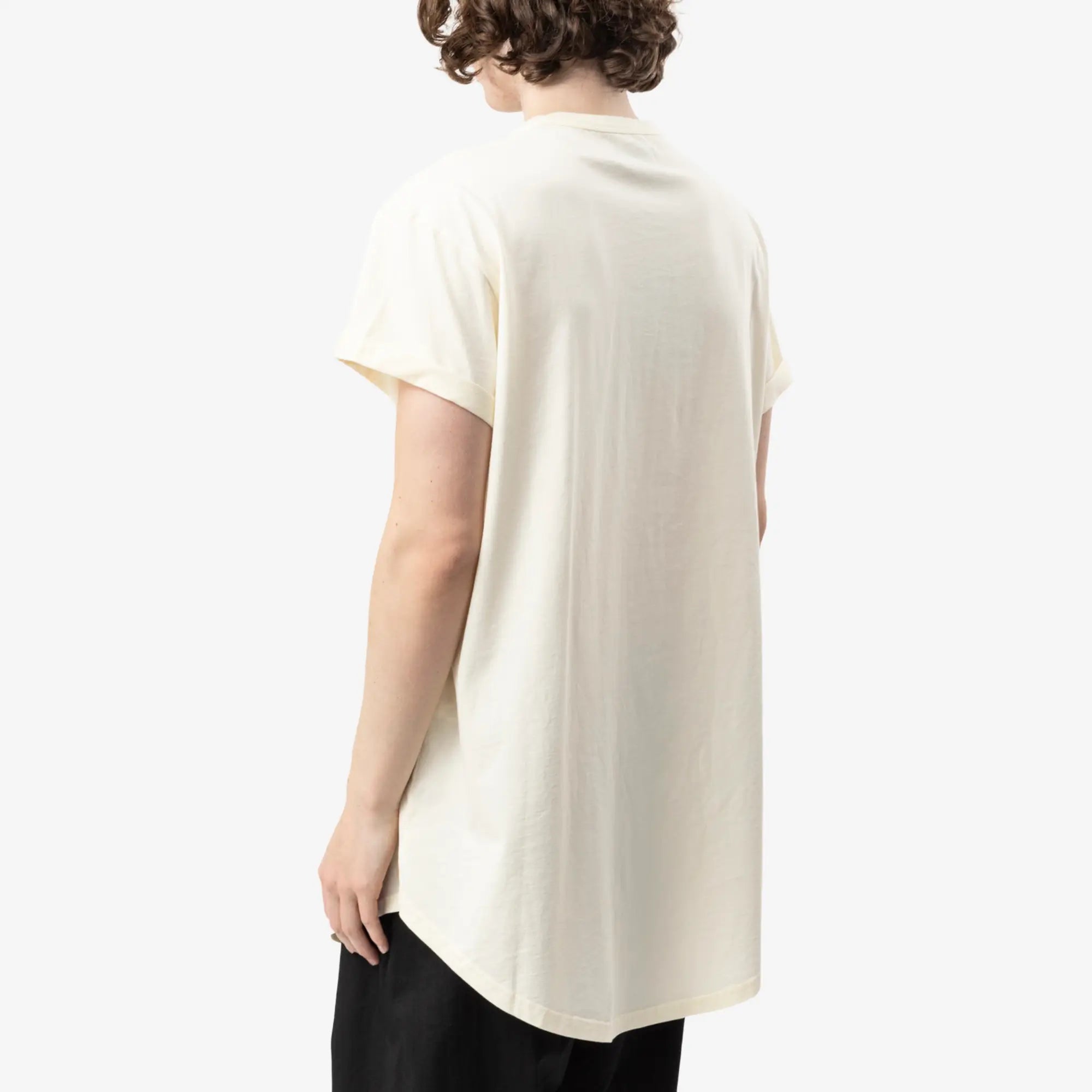 Vivienne Westwood Swirl Long Line T-Shirt Butter - 4