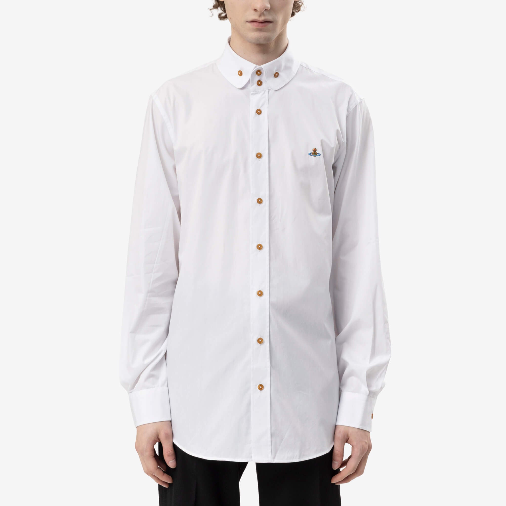 Vivienne Westwood | Two Button Krall シャツ ホワイト | Feuille