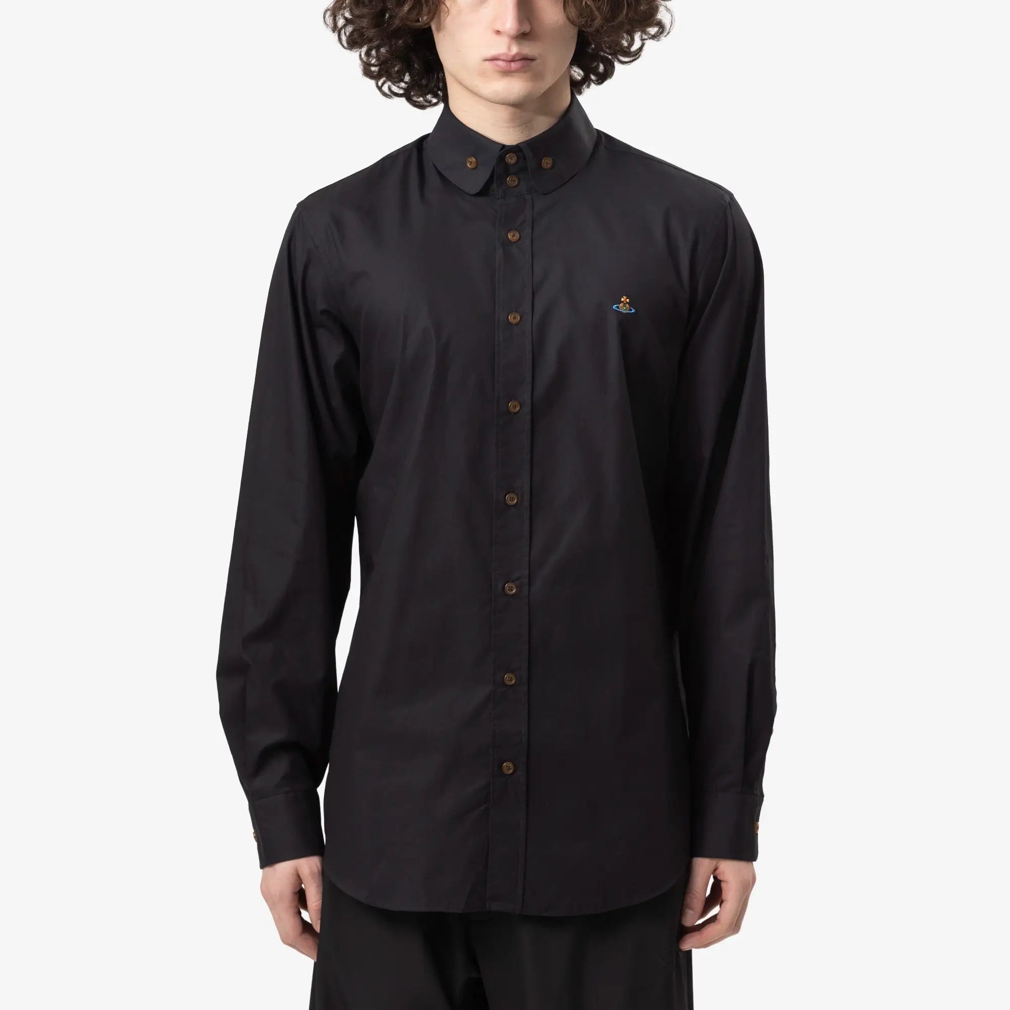 Vivienne Westwood Two Button Krall Shirt Black - 1