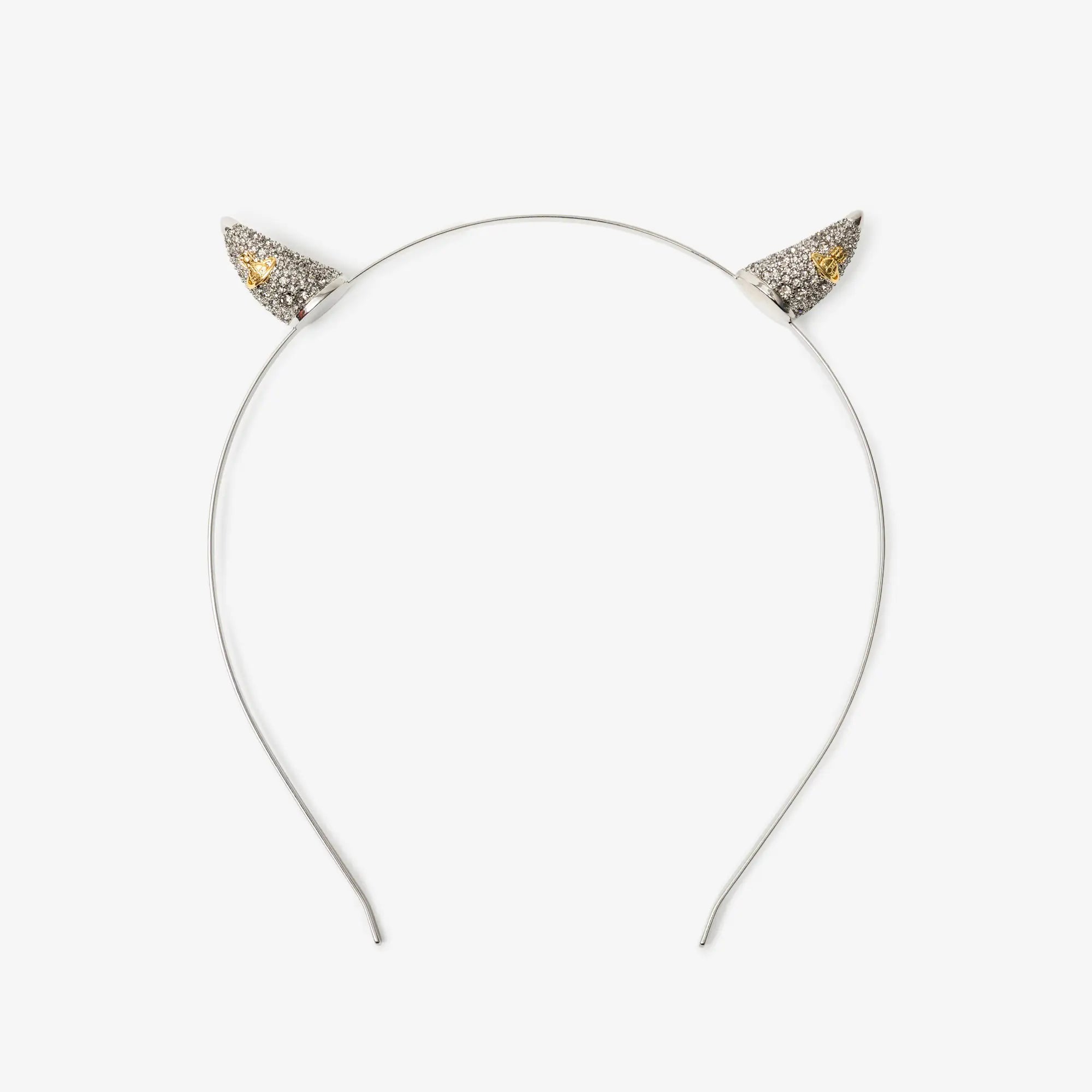 Vivienne Westwood Vivienne's Horn Alice Band Platinum/Gold - 1