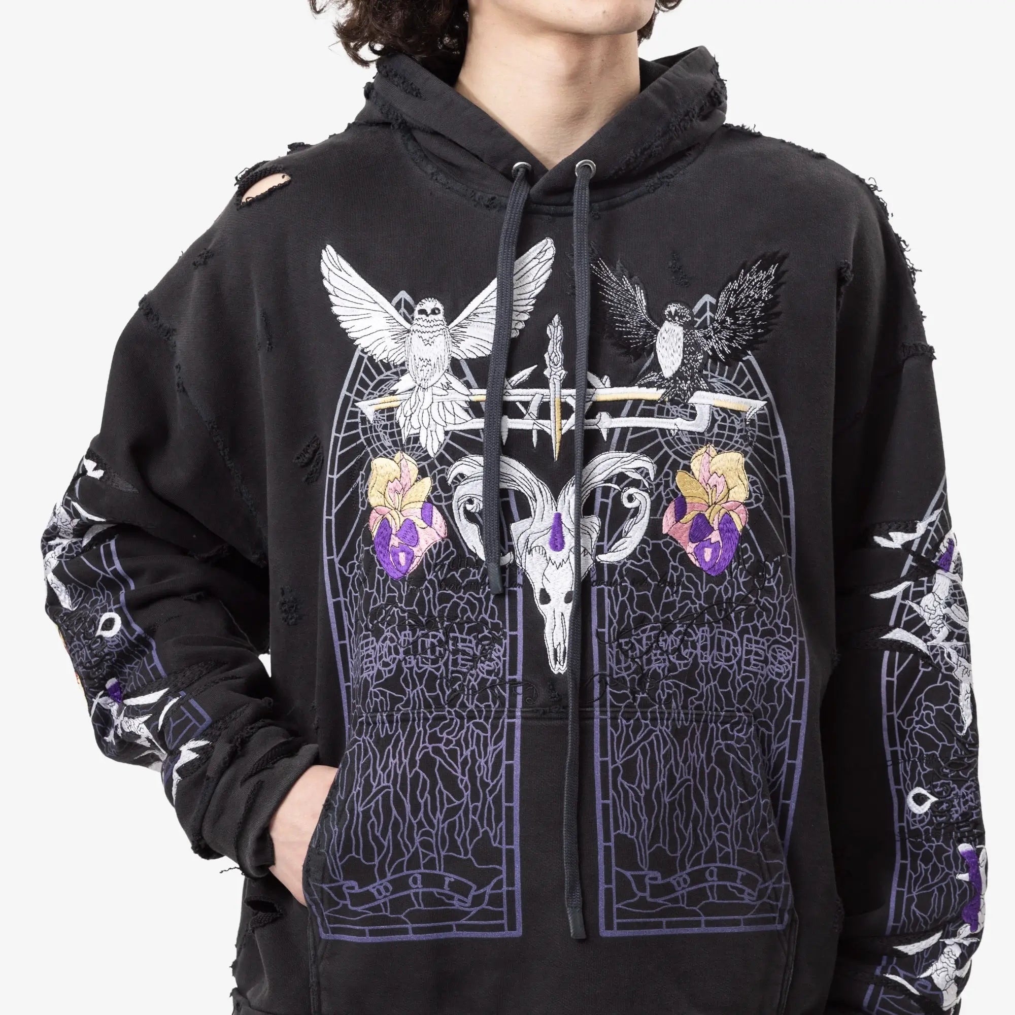 Who Decides War Epitome Hoody Coal - 5