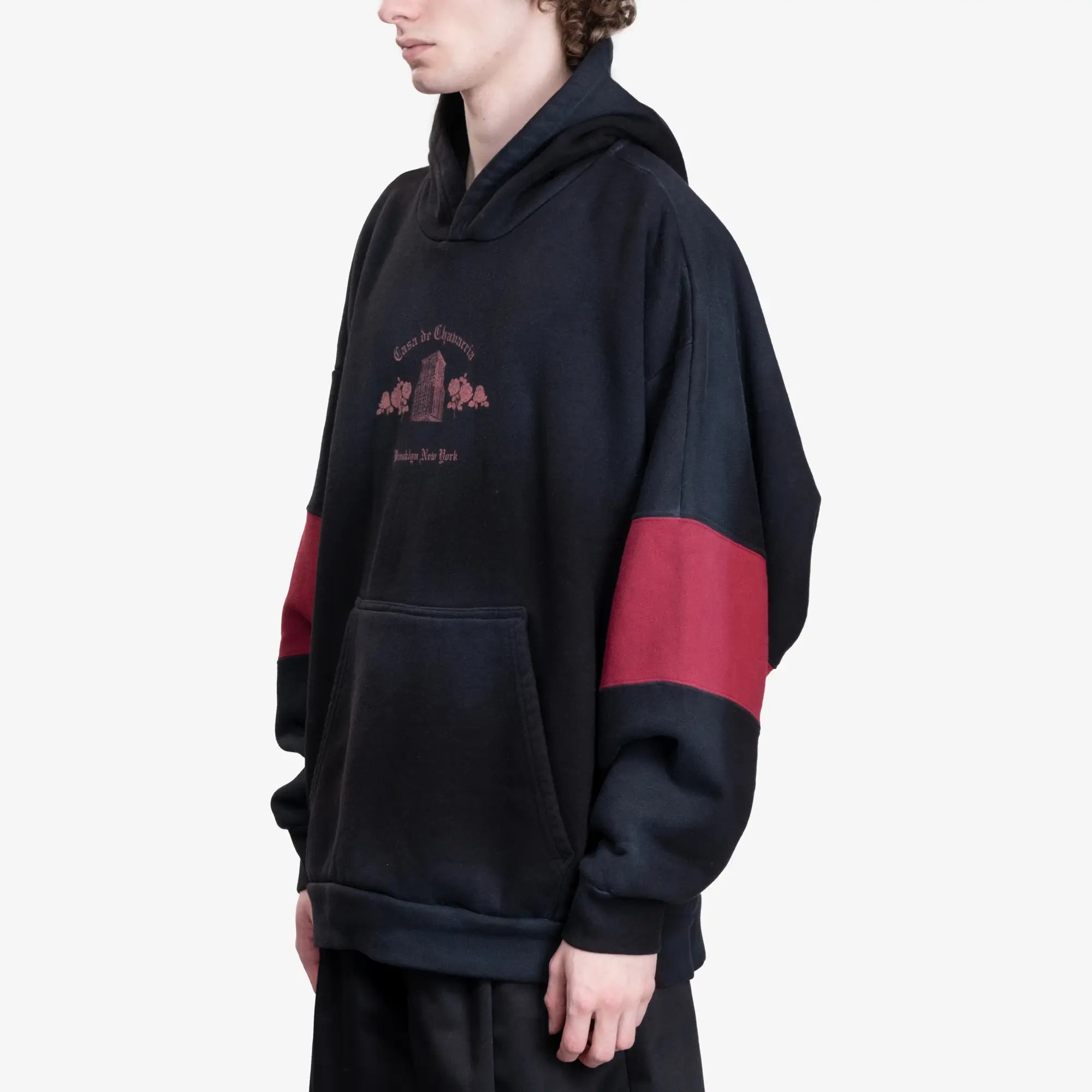 Willy Chavarria Casa de Chavarria Hoody Black - 3